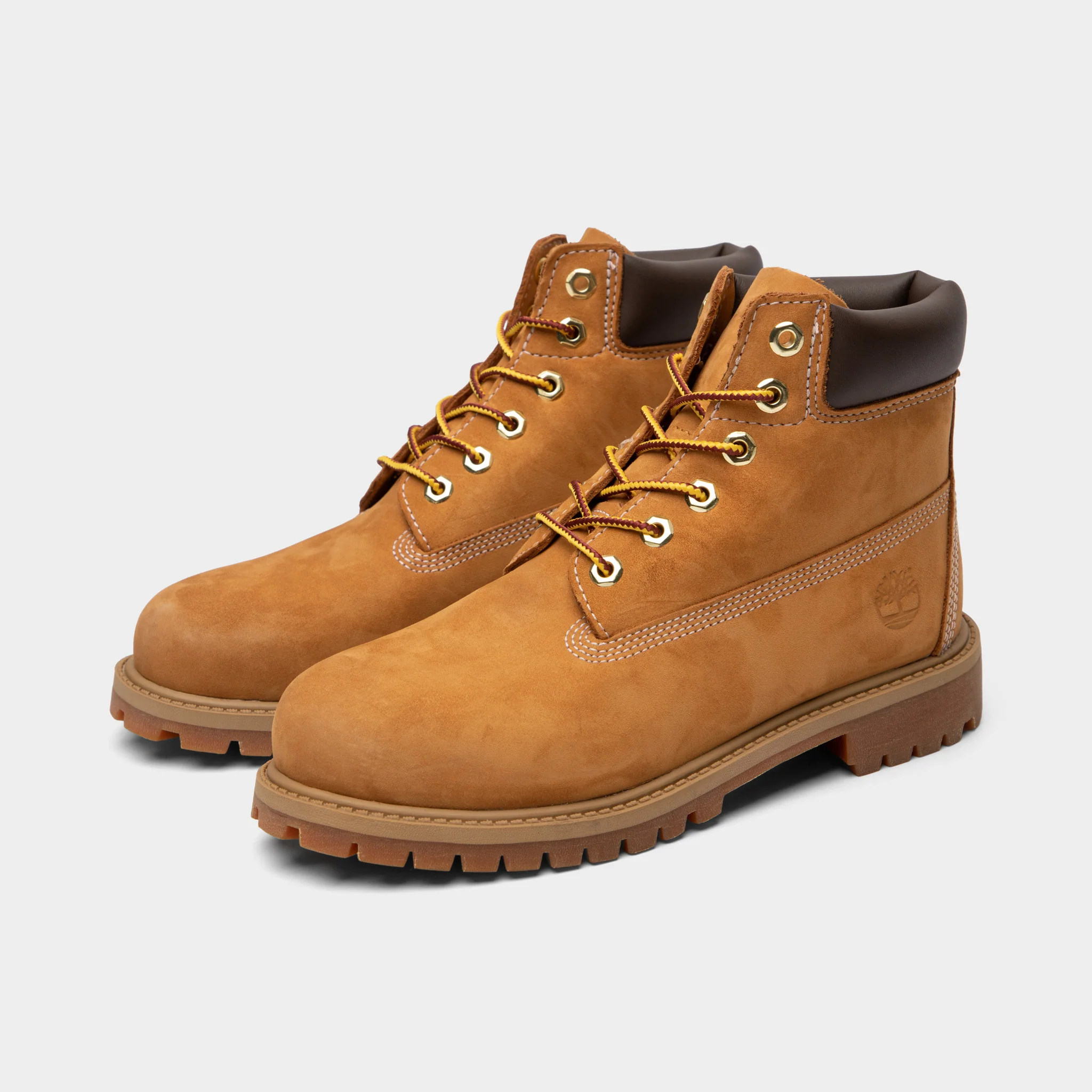 Timberland Children's 6-Inch Premium Waterproof Boot / Wheat Nubuck - Image 2