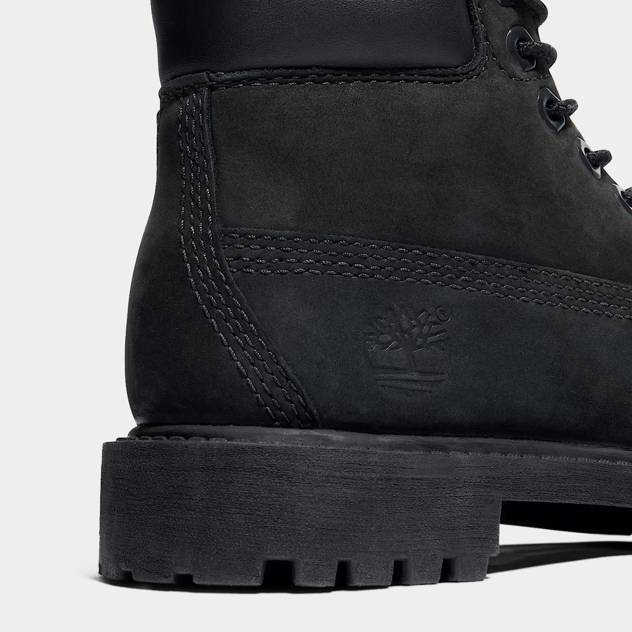 Timberland Childrens' 6 Inch Waterproof Boots / Black Nubuck - Image 3