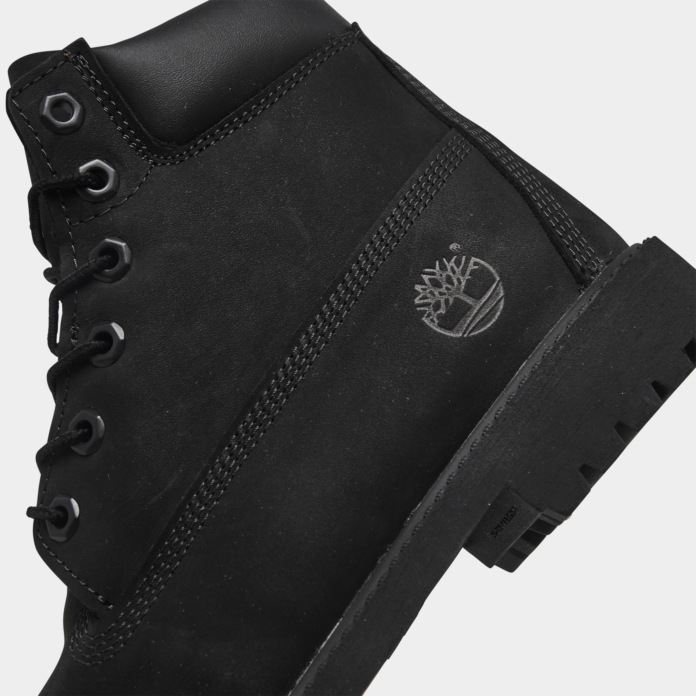 Timberland Juniors' 6-Inch Premium Lace Up Waterproof Boot / Black - Image 3