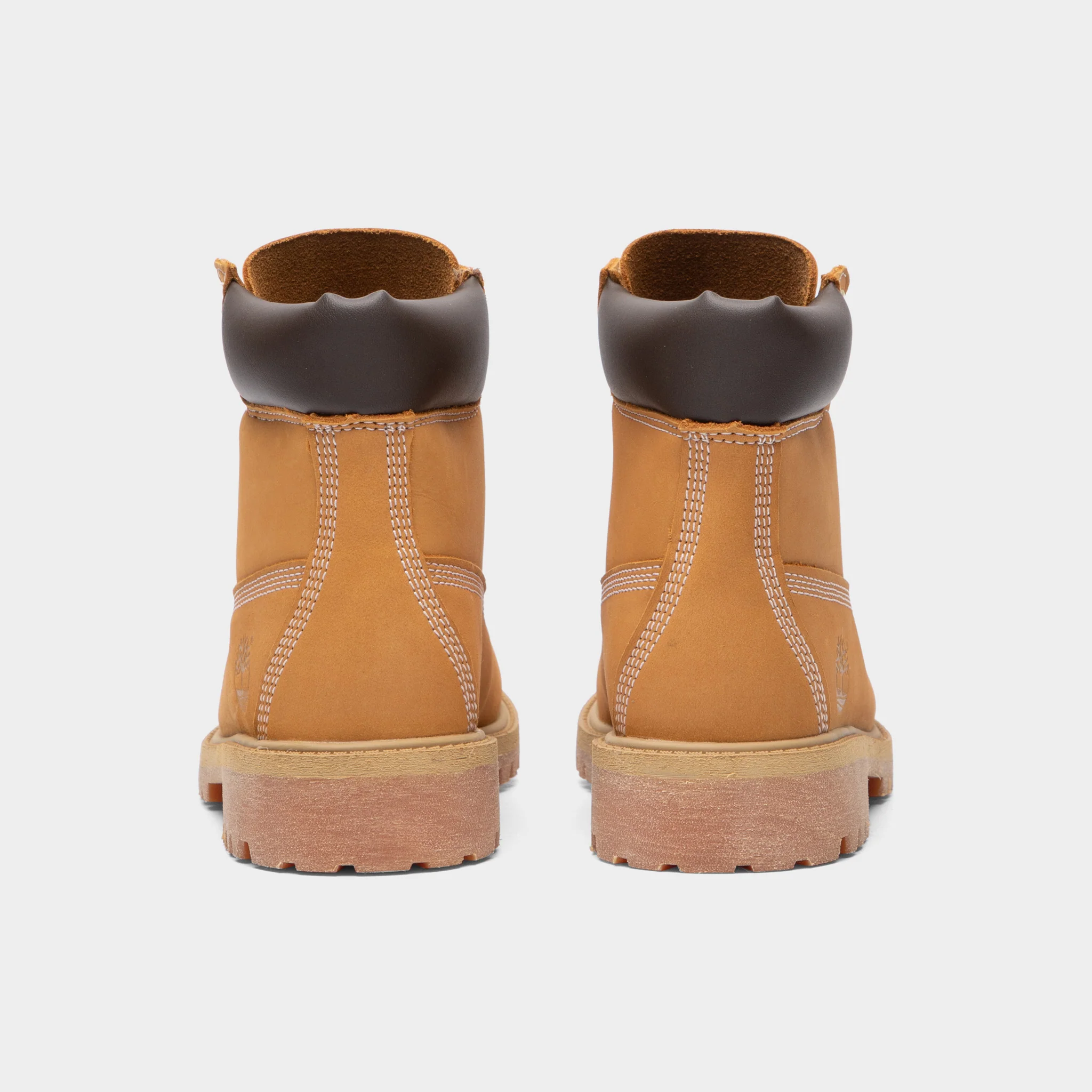 Timberland Juniors' 6-Inch Premium Waterproof Boot / Wheat Nubuck - Image 4