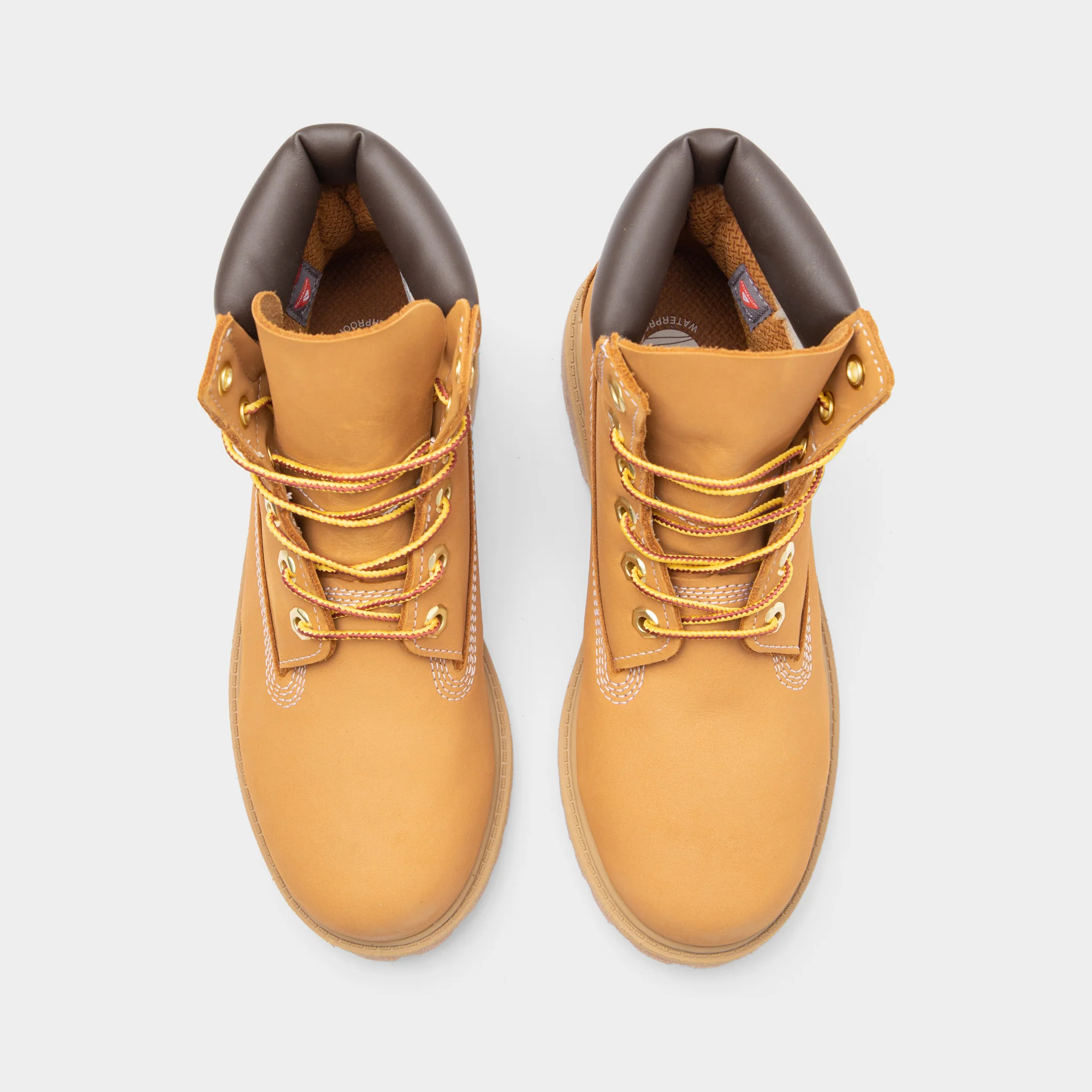 Timberland Juniors' 6-Inch Premium Waterproof Boot / Wheat Nubuck - Image 5