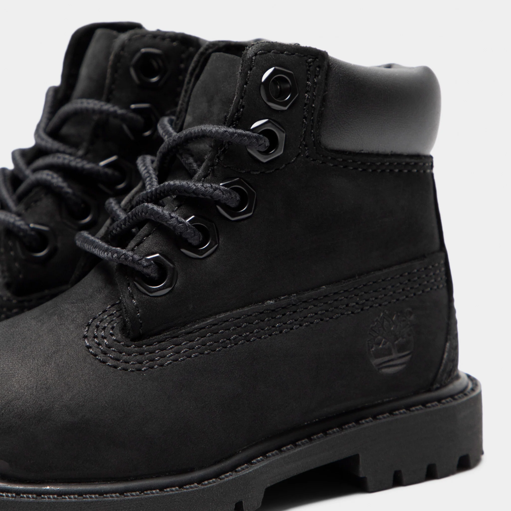 Timberland Toddlers' 6-Inch Premium Lace Up Waterproof Boot / Black - Image 3