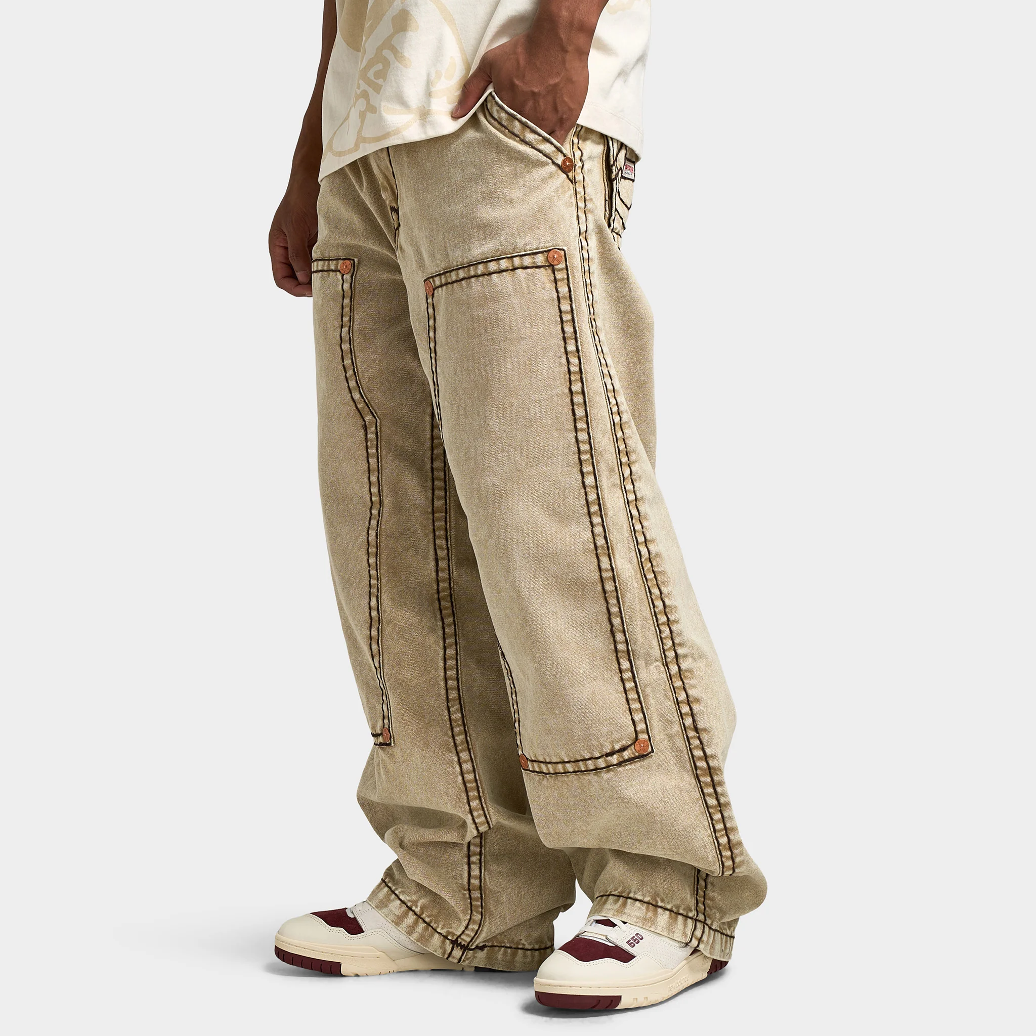 True Religion Baggy Canvas Carpenter Super T / Washed Canvas - Image 3