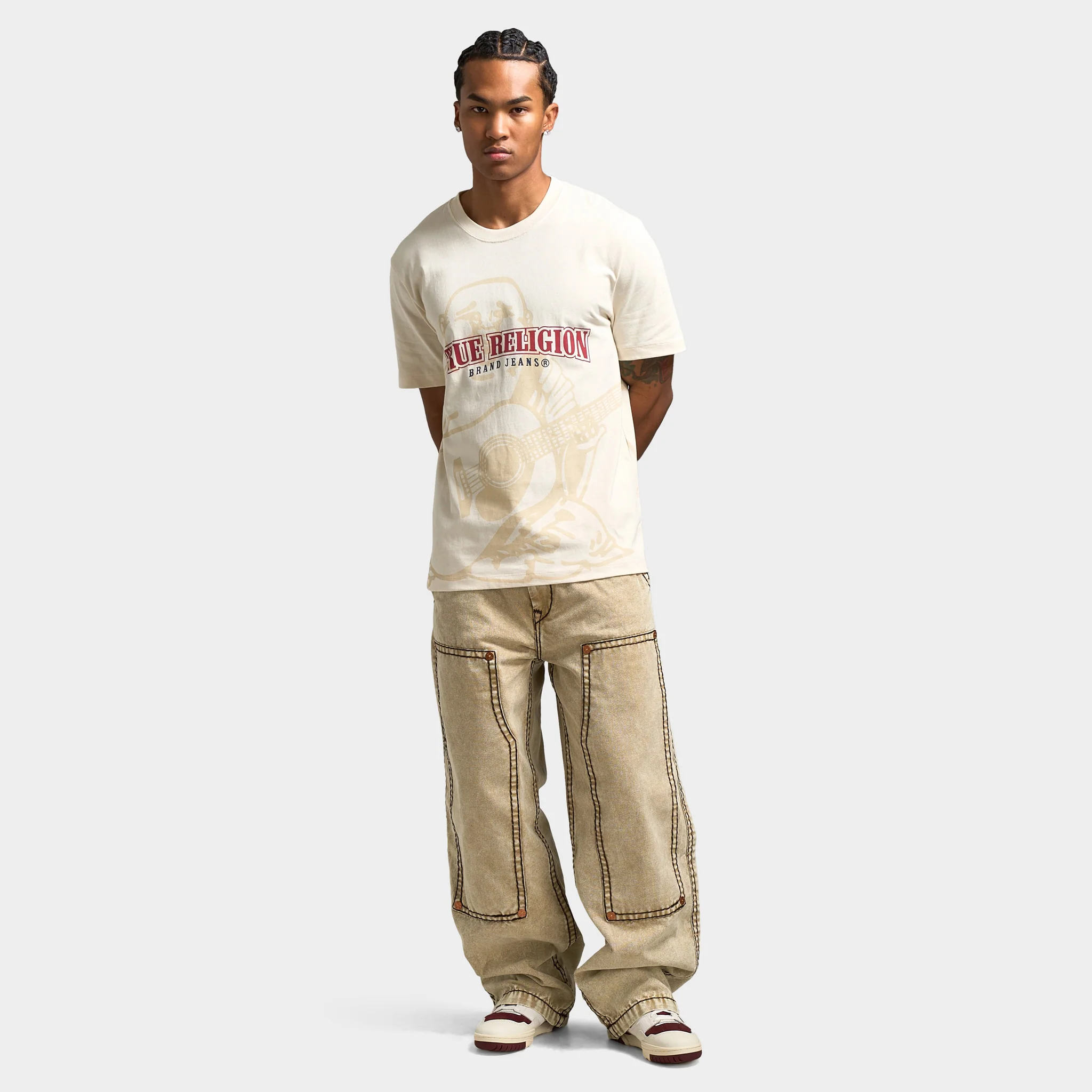 True Religion Baggy Canvas Carpenter Super T / Washed Canvas - Image 6