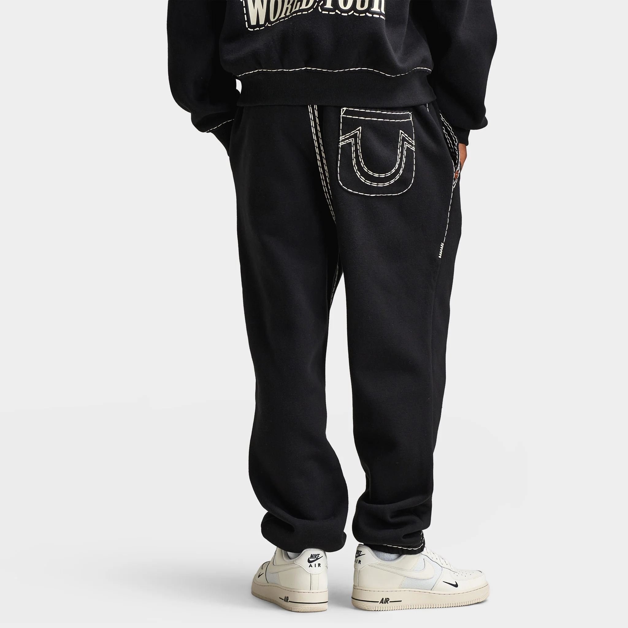 True Religion Super Quad Stitch Jogger / Black - Image 2