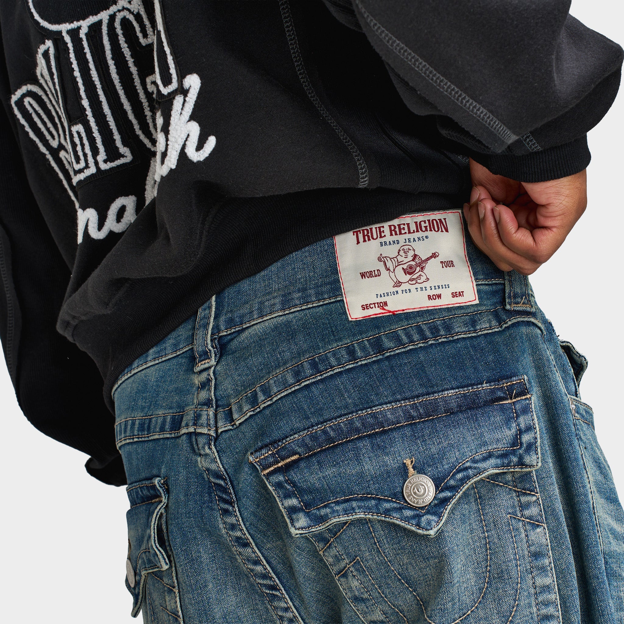 True Religion Vinny SN Flap Jeans / Blue - Image 5