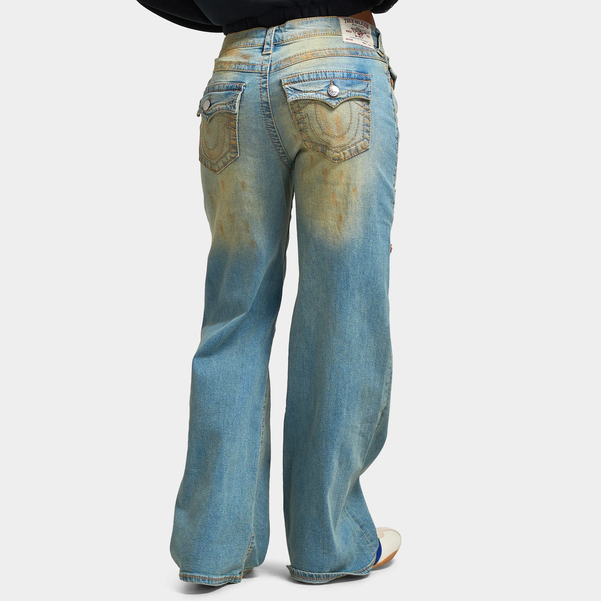 True Religion Women's Carpenter Bobbi Flap Big T / Winter Breeze - Image 2