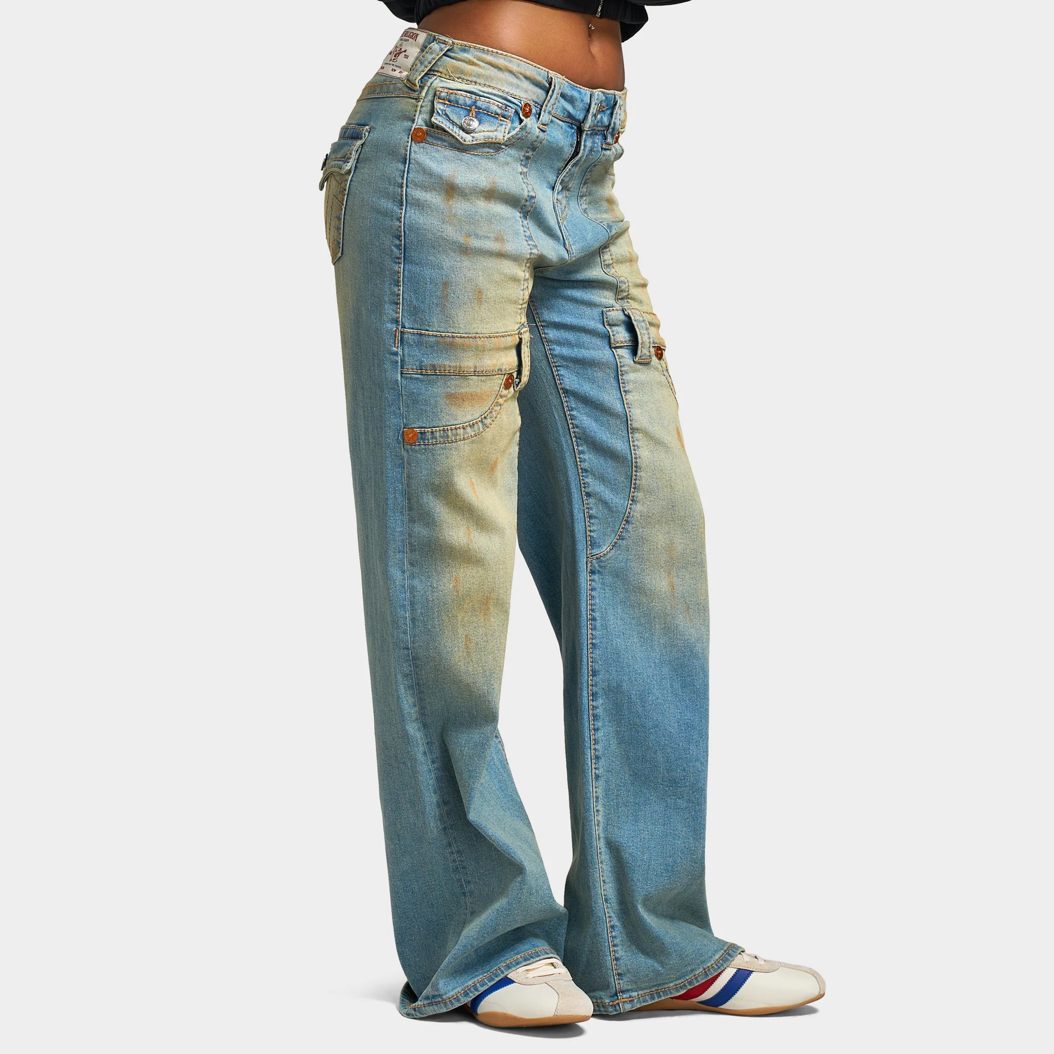 True Religion Women's Carpenter Bobbi Flap Big T / Winter Breeze - Image 4