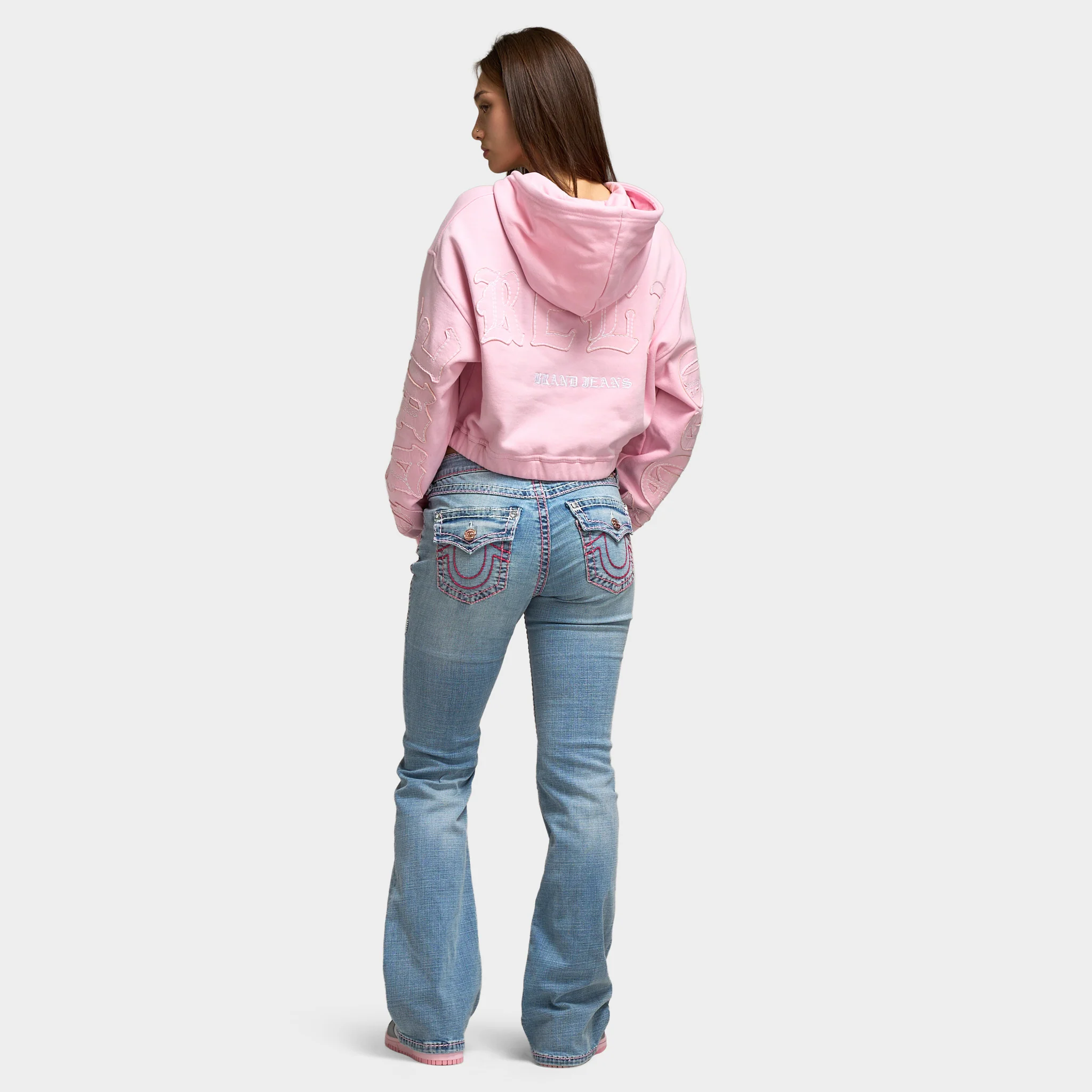 True Religion Women's Relax Fullzip Hoodie / Fairytale - Image 2