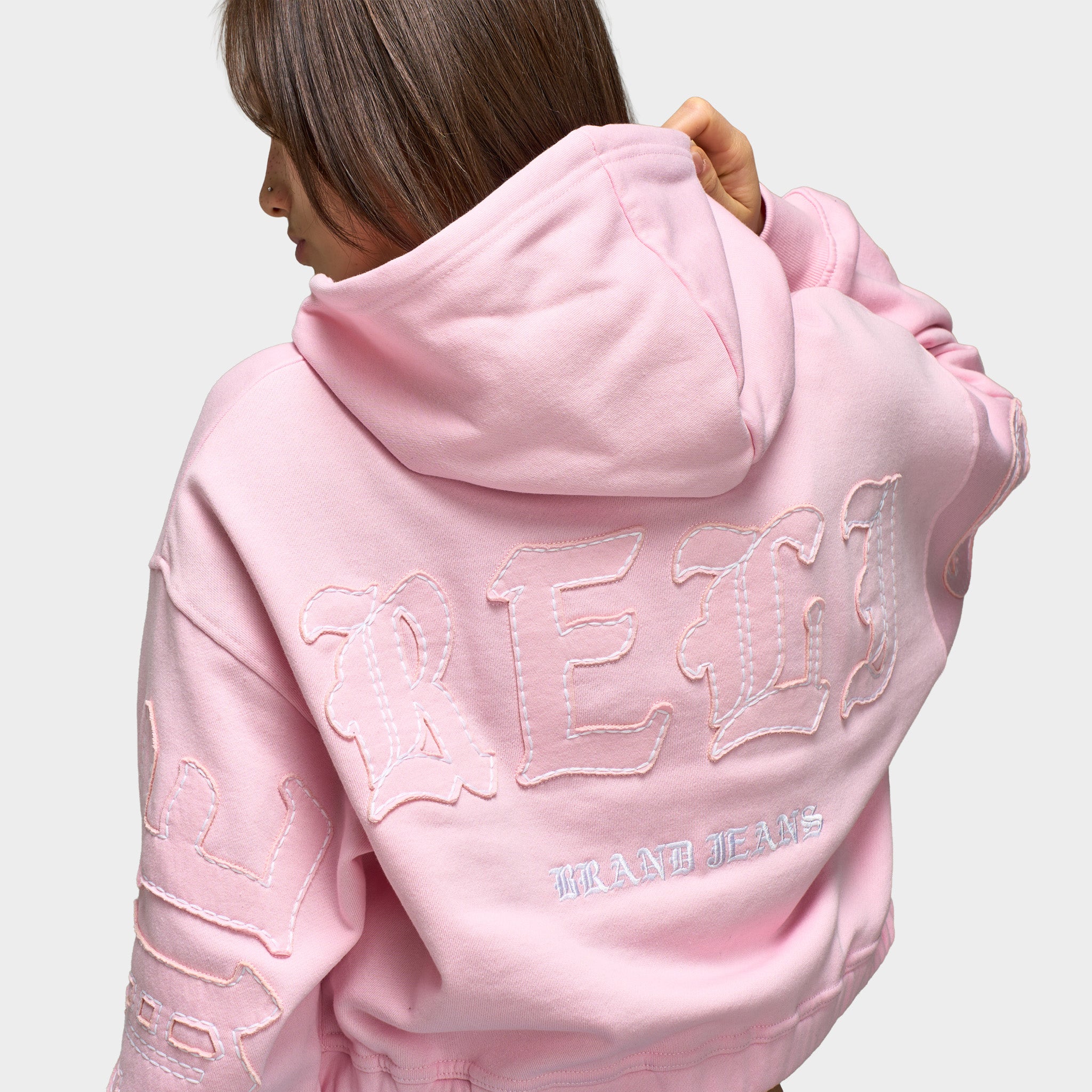 True Religion Women's Relax Fullzip Hoodie / Fairytale - Image 4