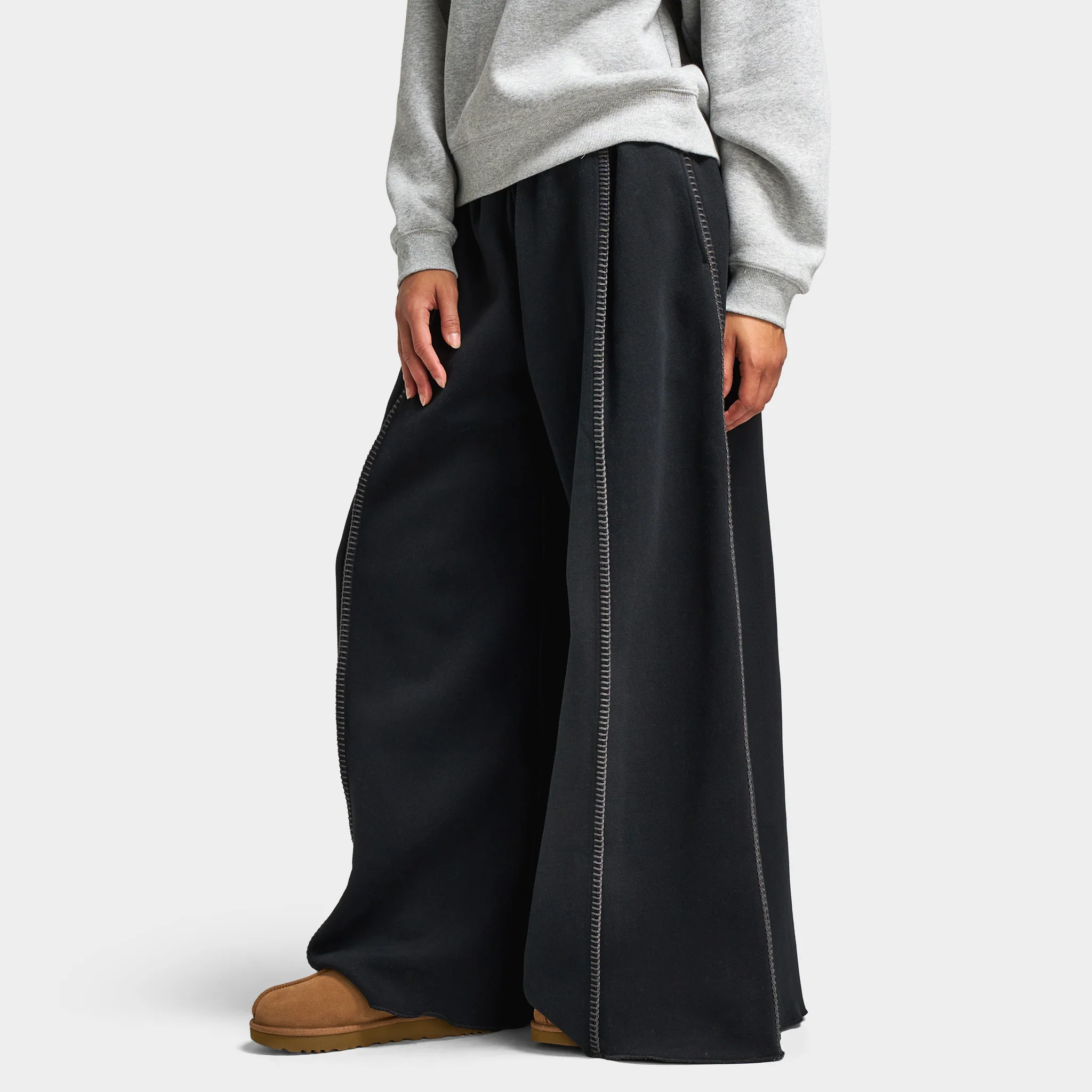 UGG Women's Classic Wide Leg Pant / Black - Image 3