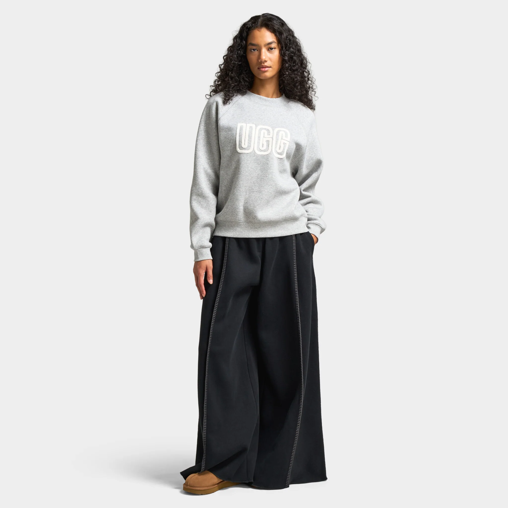 UGG Women's Classic Wide Leg Pant / Black - Image 6