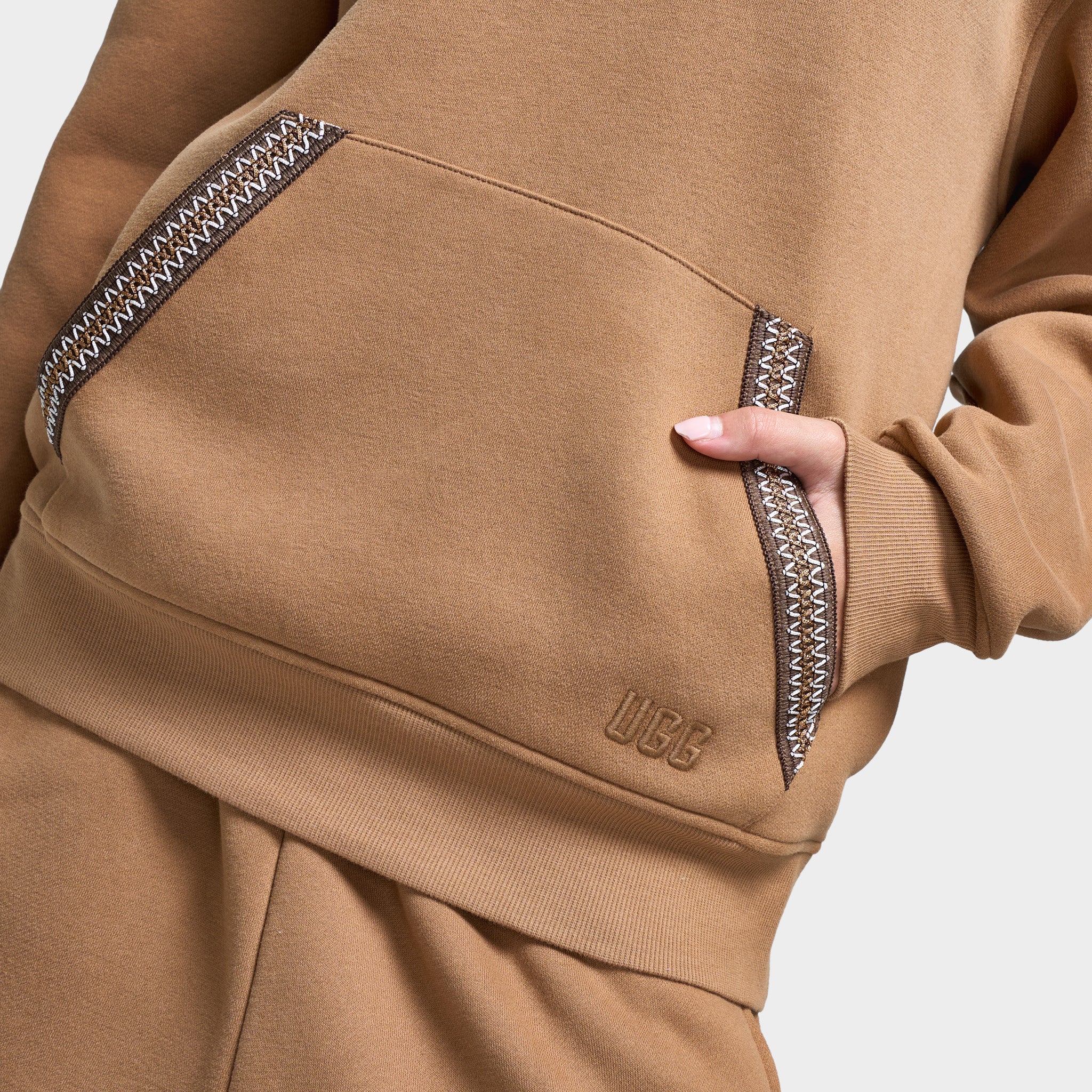 UGG Women's Tasman Hoodie / Chestnut - Image 3