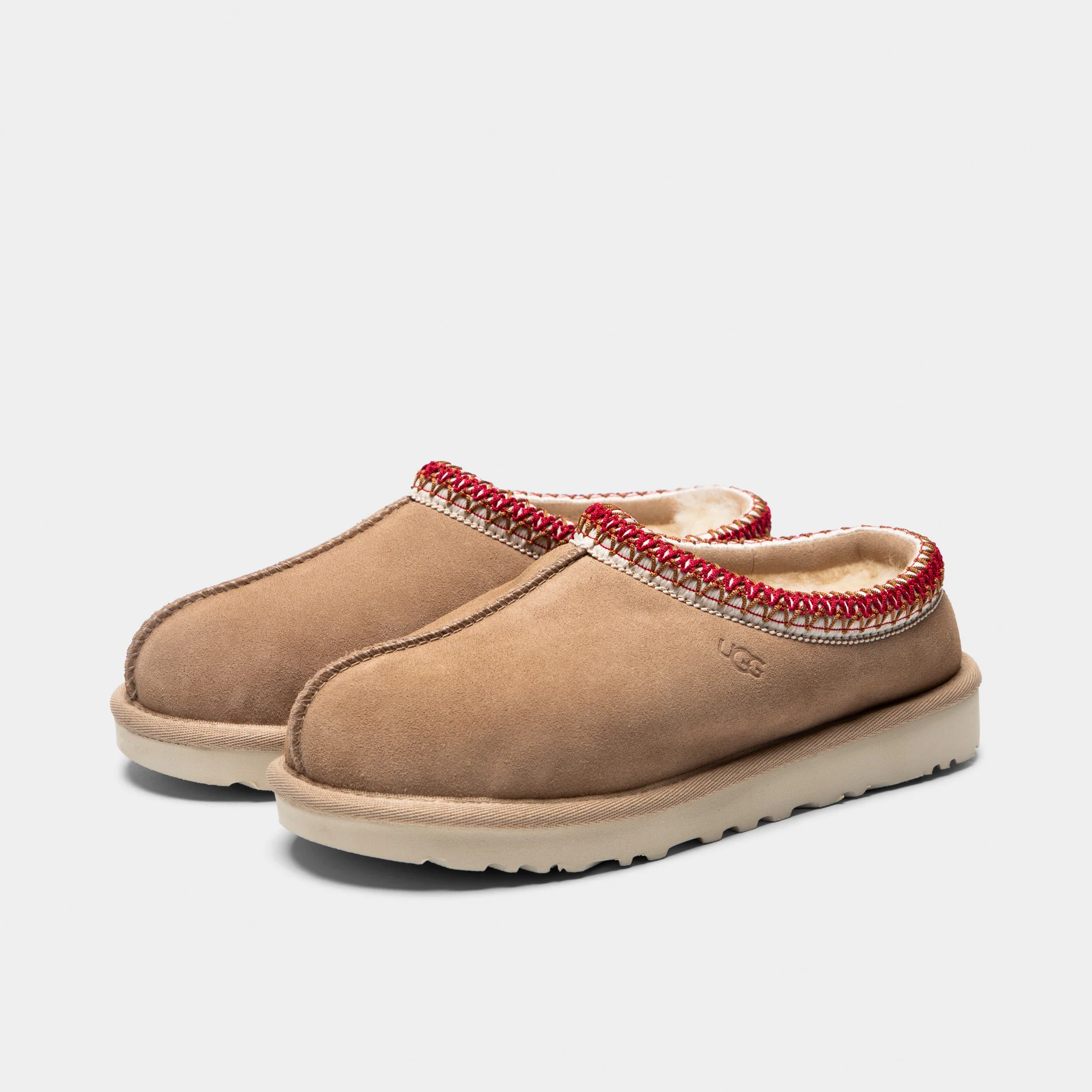 UGG Women's Tasman II Sand / Dark Cherry - Image 2