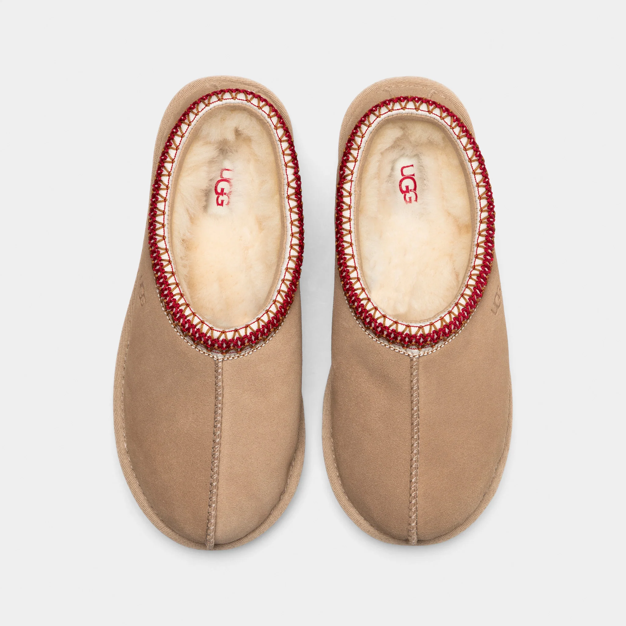 UGG Women's Tasman II Sand / Dark Cherry - Image 5