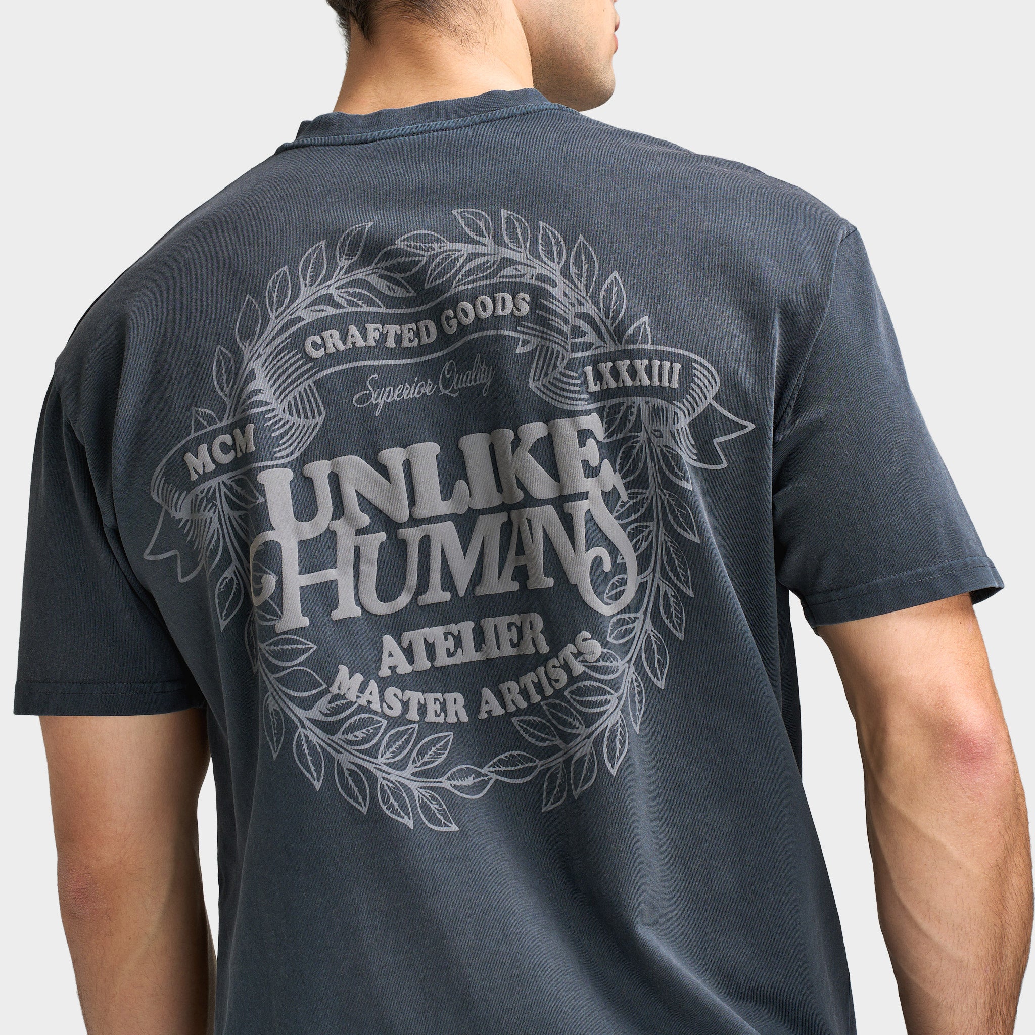 Unlike Humans Atelier T-Shirt / True Black - Image 3