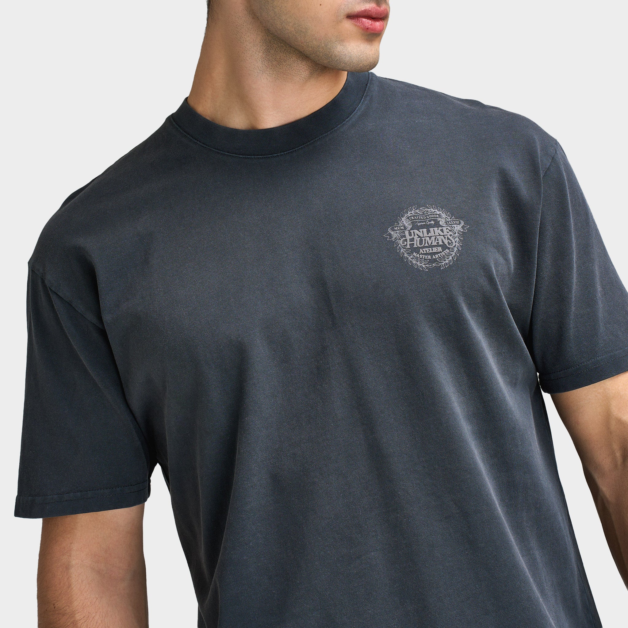 Unlike Humans Atelier T-Shirt / True Black - Image 4