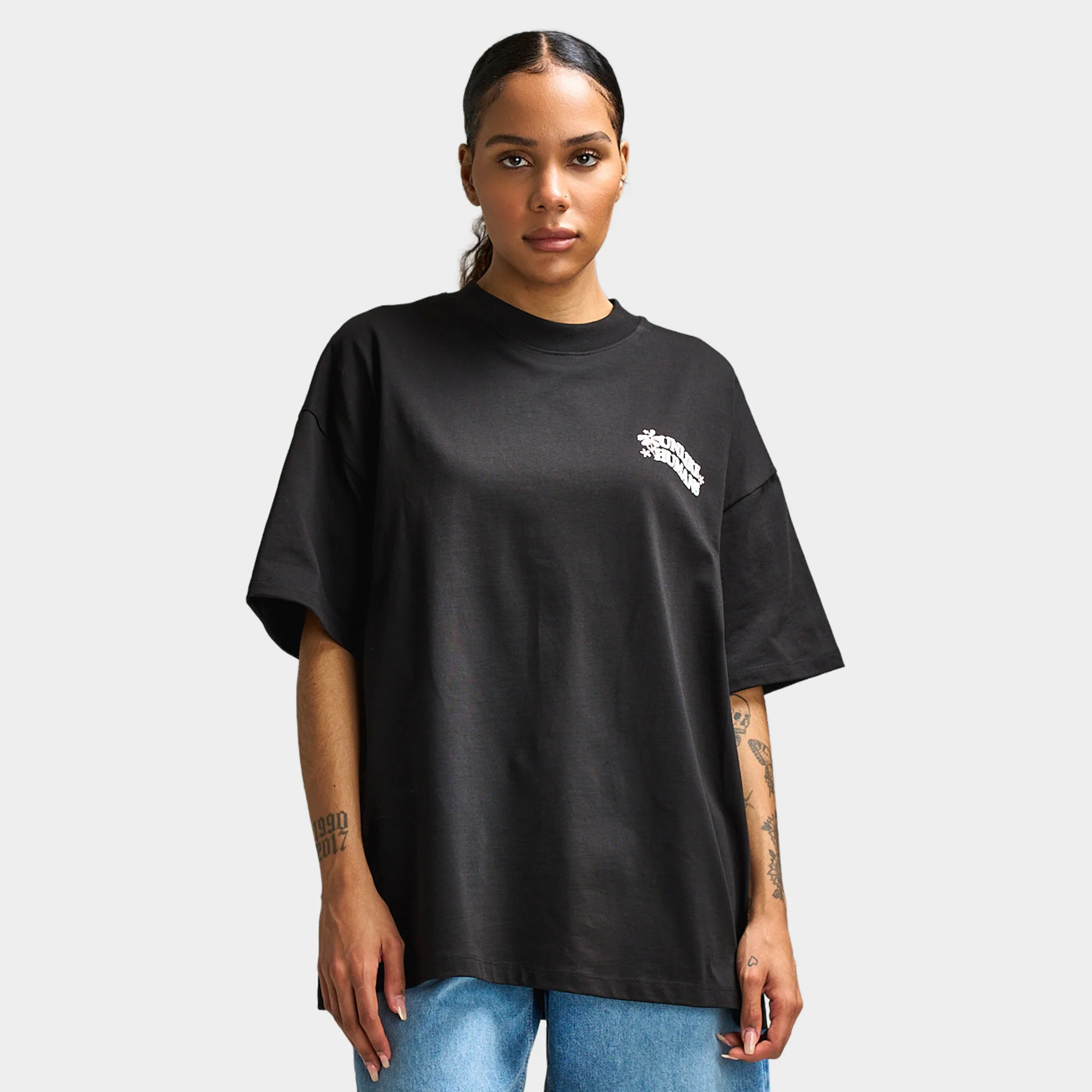 Unlike Humans Days T Shirt / Black - Image 2