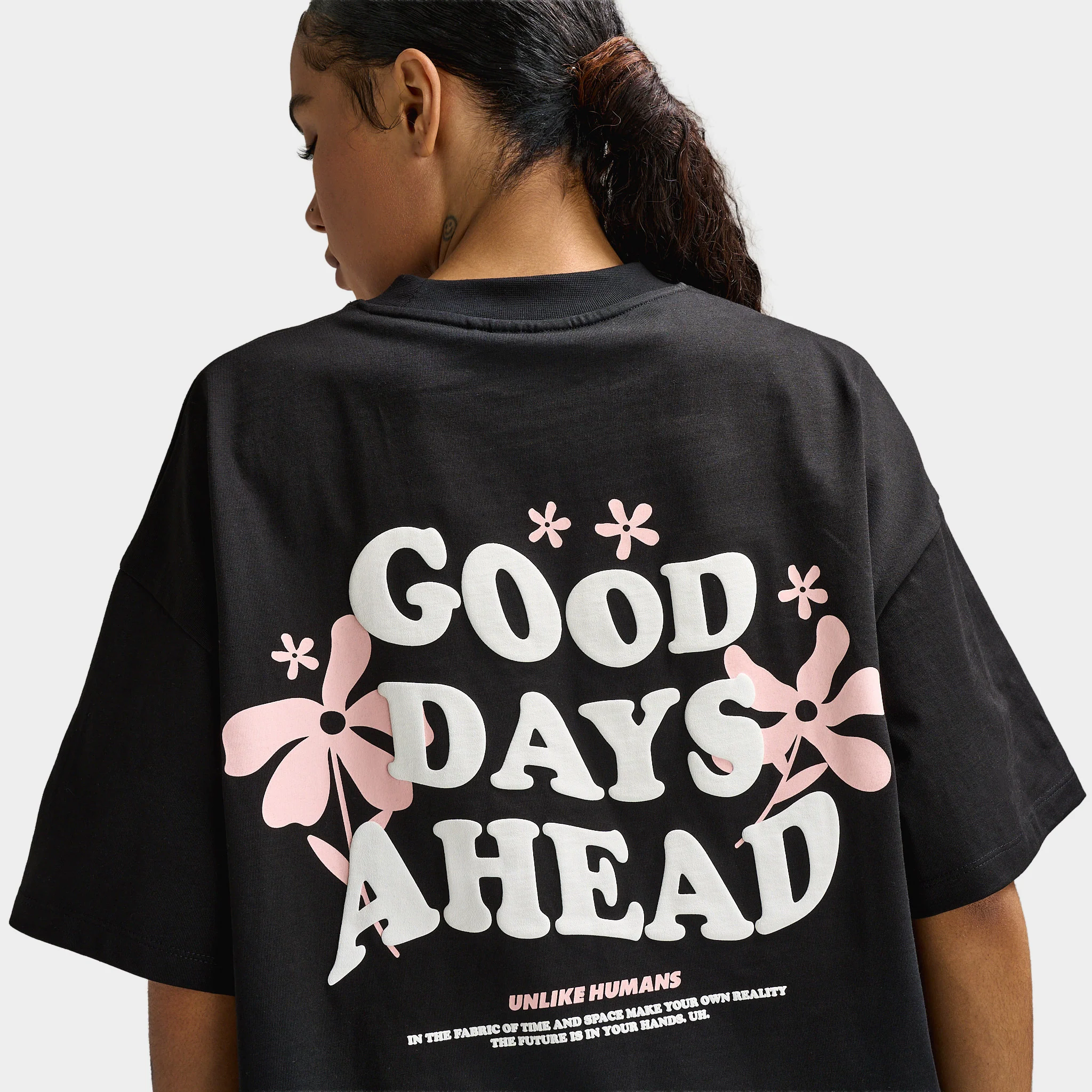 Unlike Humans Days T Shirt / Black - Image 3