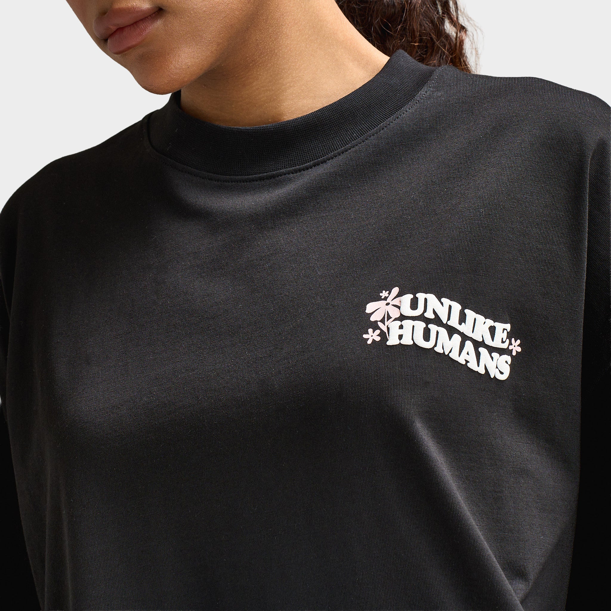 Unlike Humans Days T Shirt / Black - Image 4