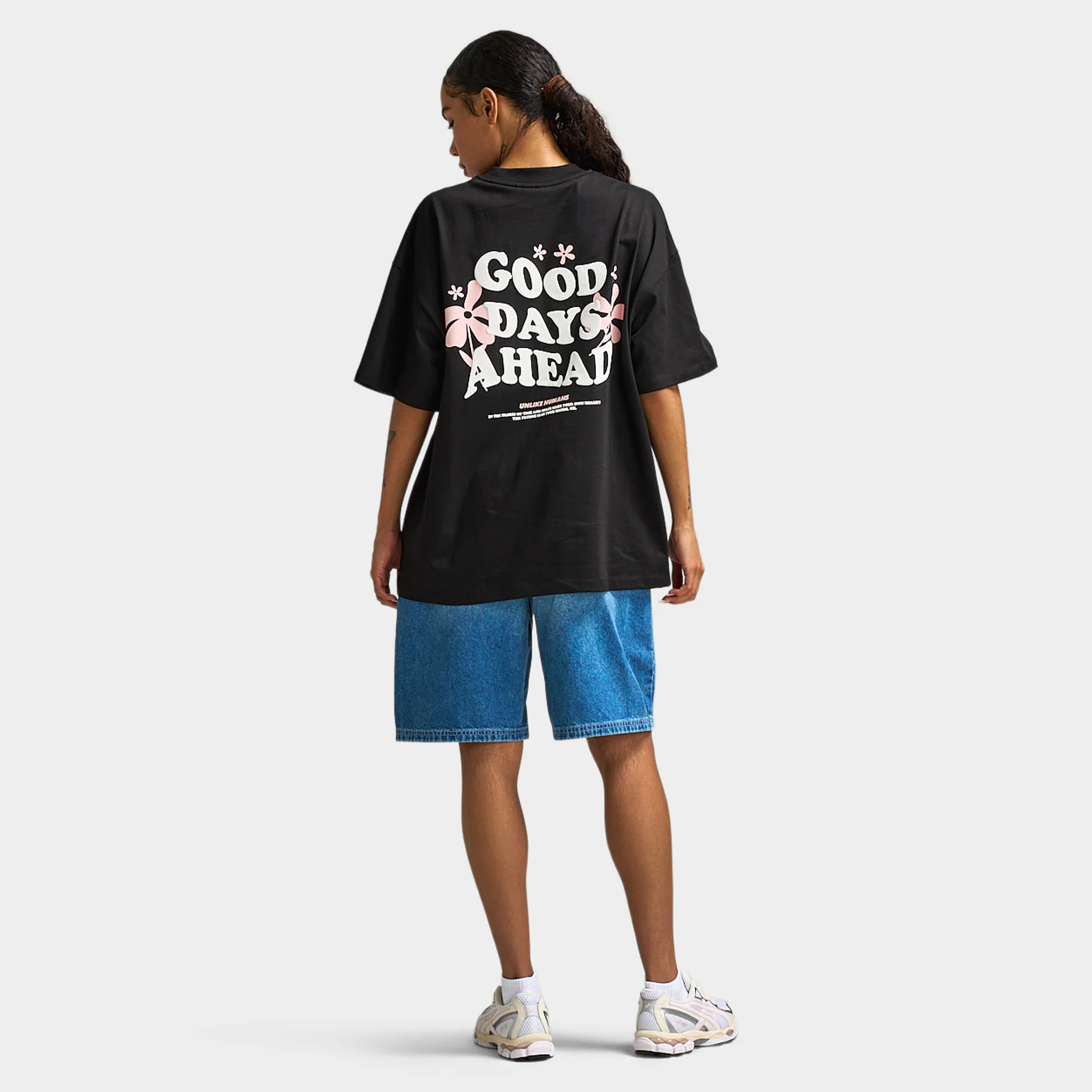 Unlike Humans Days T Shirt / Black - Image 6