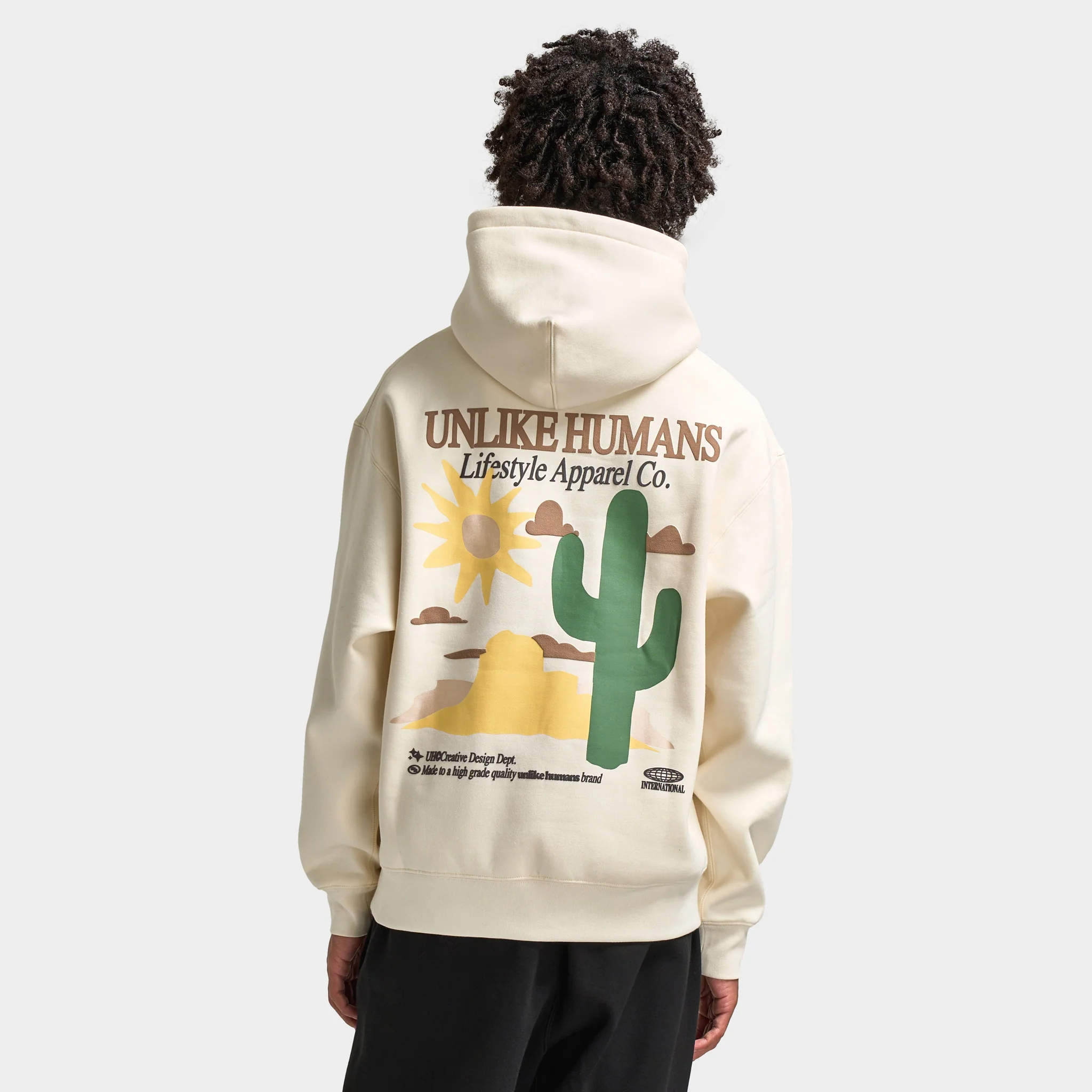 Unlike Humans Desert Hoodie / Tofu - Image 2