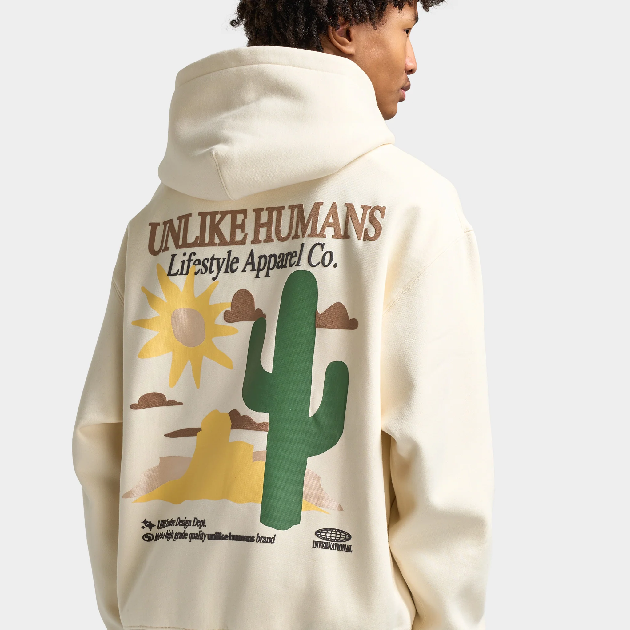 Unlike Humans Desert Hoodie / Tofu - Image 4