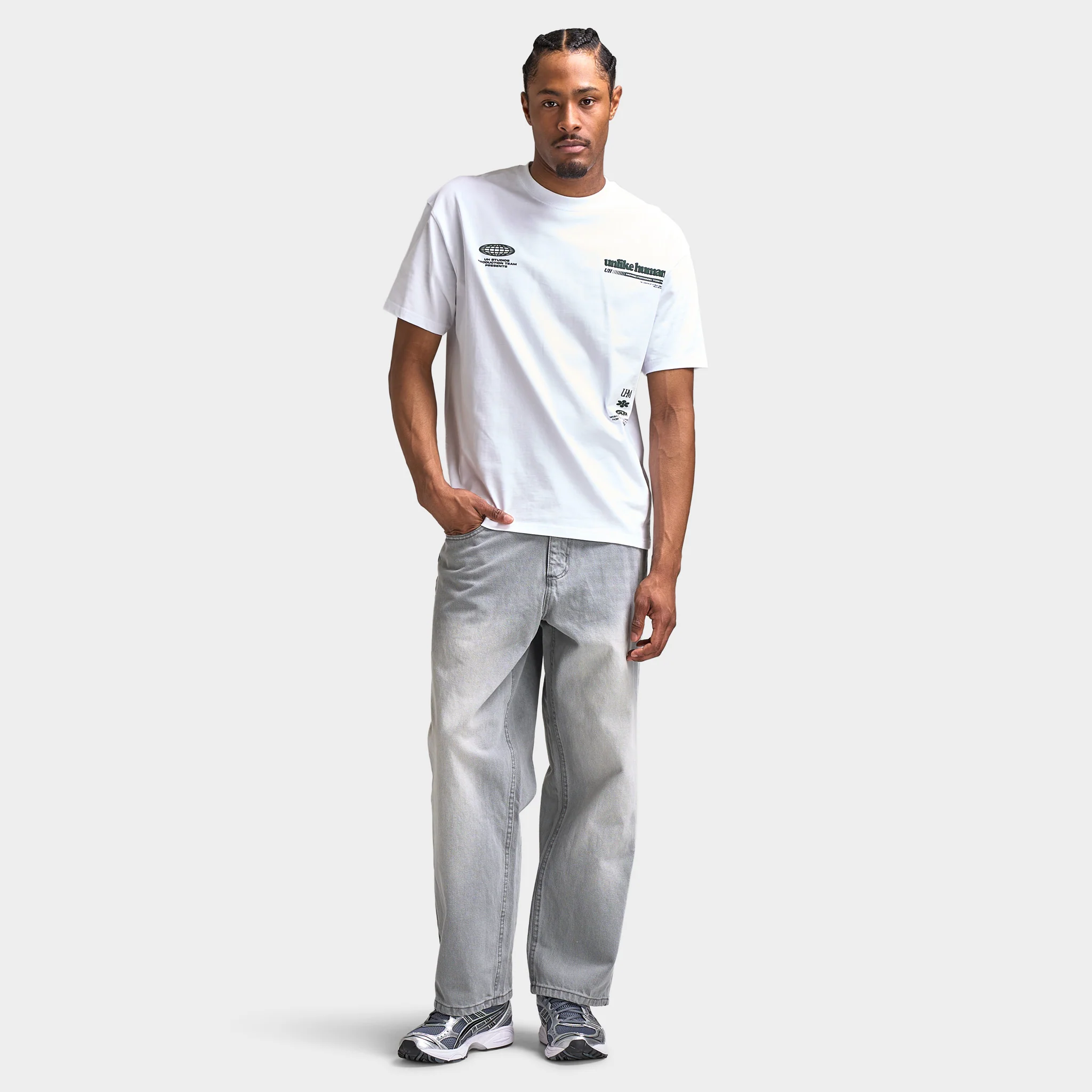 Unlike Humans Helms Jean Grey Wash Denim / Grey - Image 6