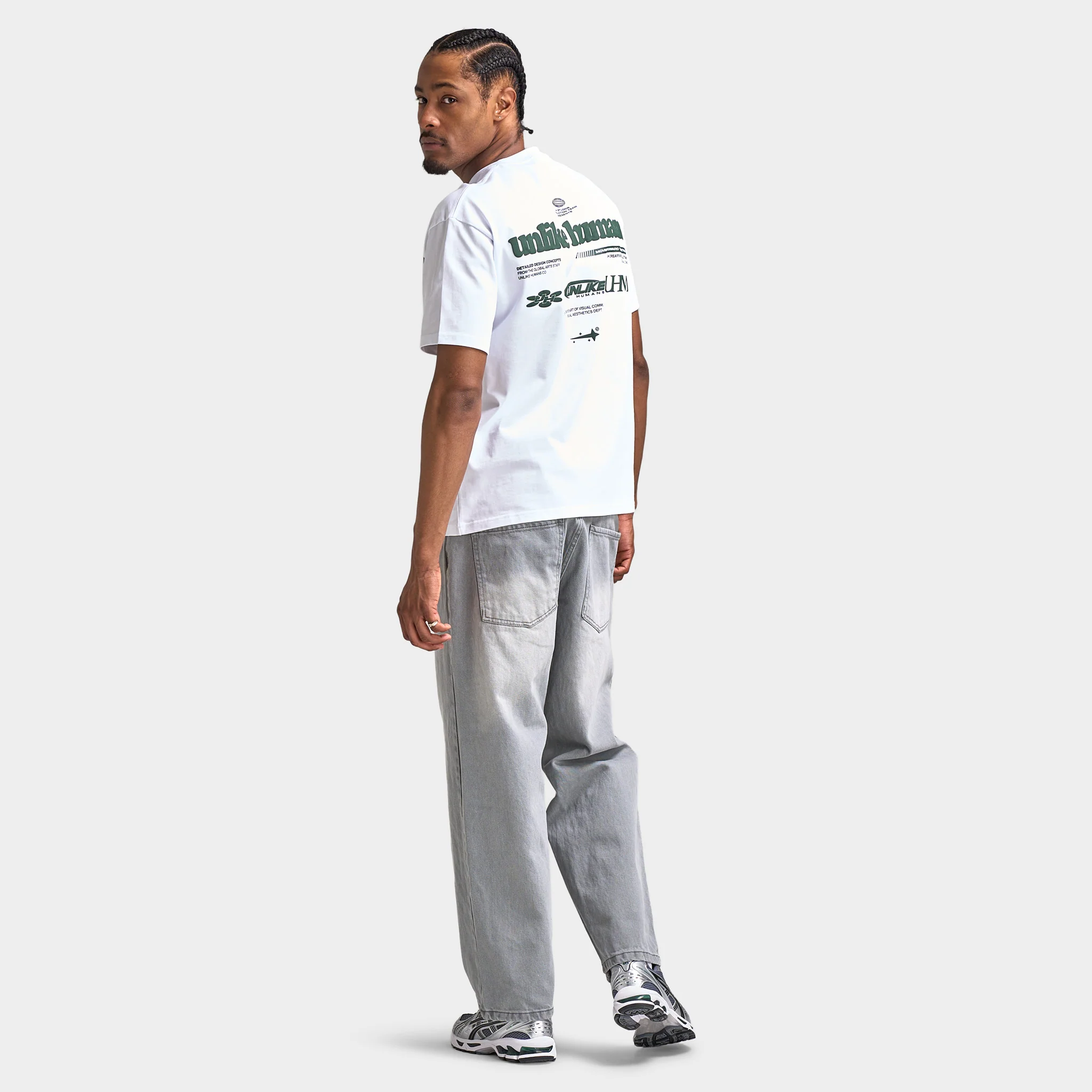 Unlike Humans Highgrade Graphic T-Shirt / Optic white - Image 2