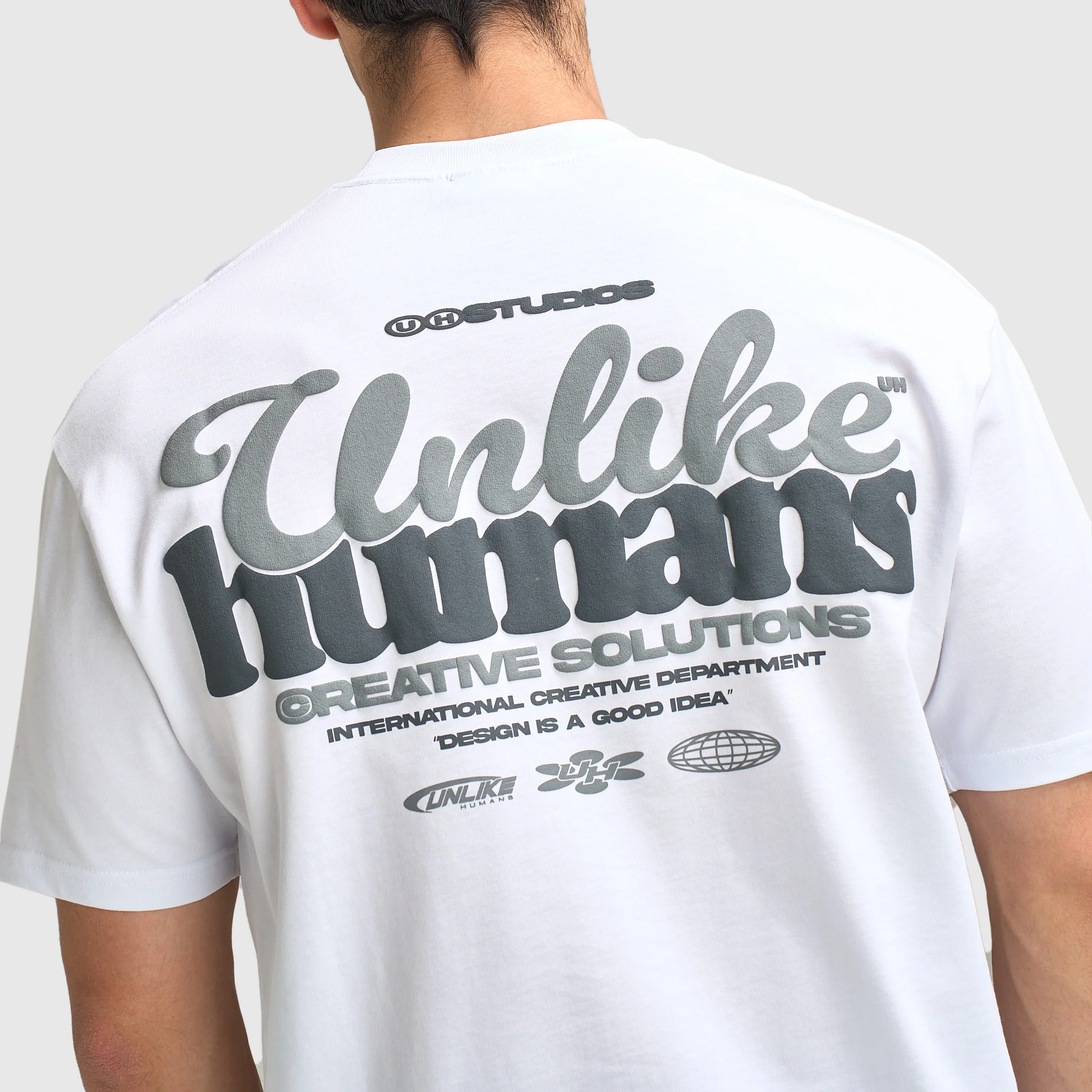 Unlike Humans Idea T-Shirt / Optic White - Image 3