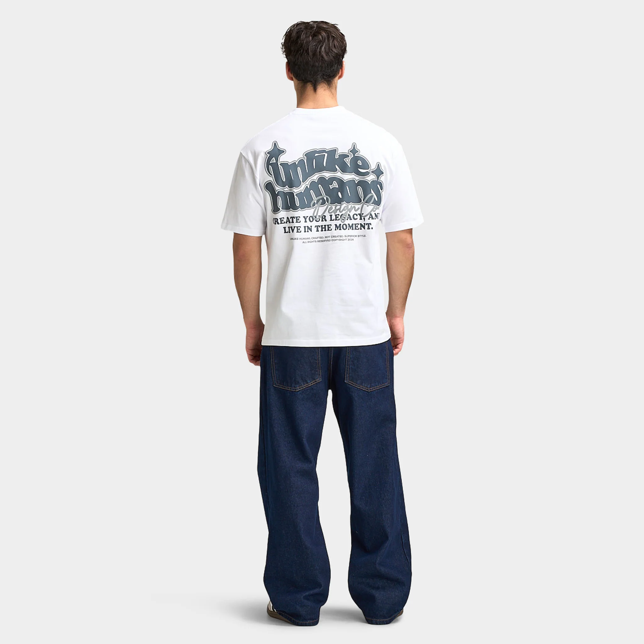 Unlike Humans Legacy T-Shirt / Optic White - Image 6