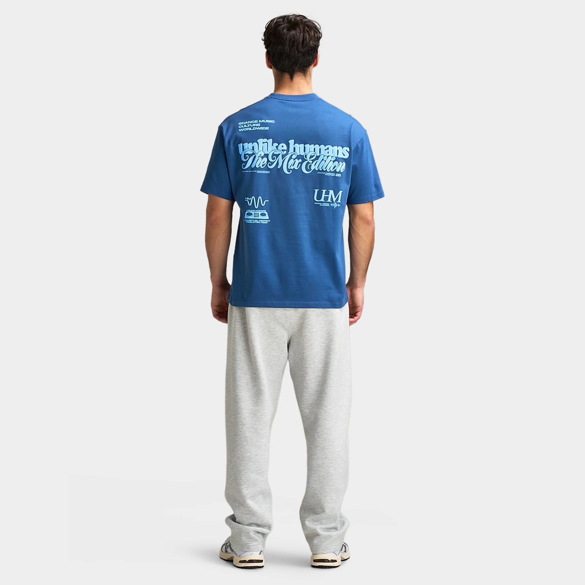Unlike Humans Mixer T-Shirt / True Navy Sky - Image 6