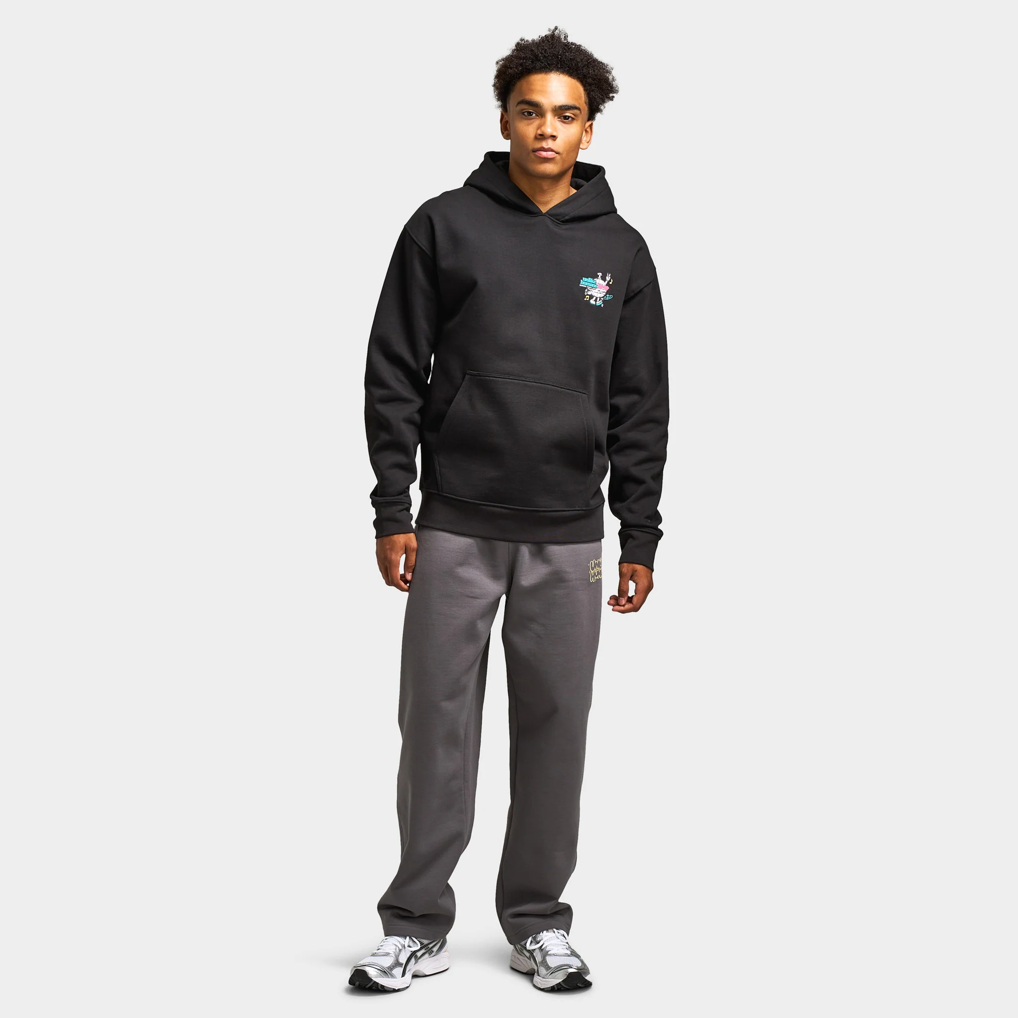 Unlike Humans Party Club Hoodie / Black - Image 6
