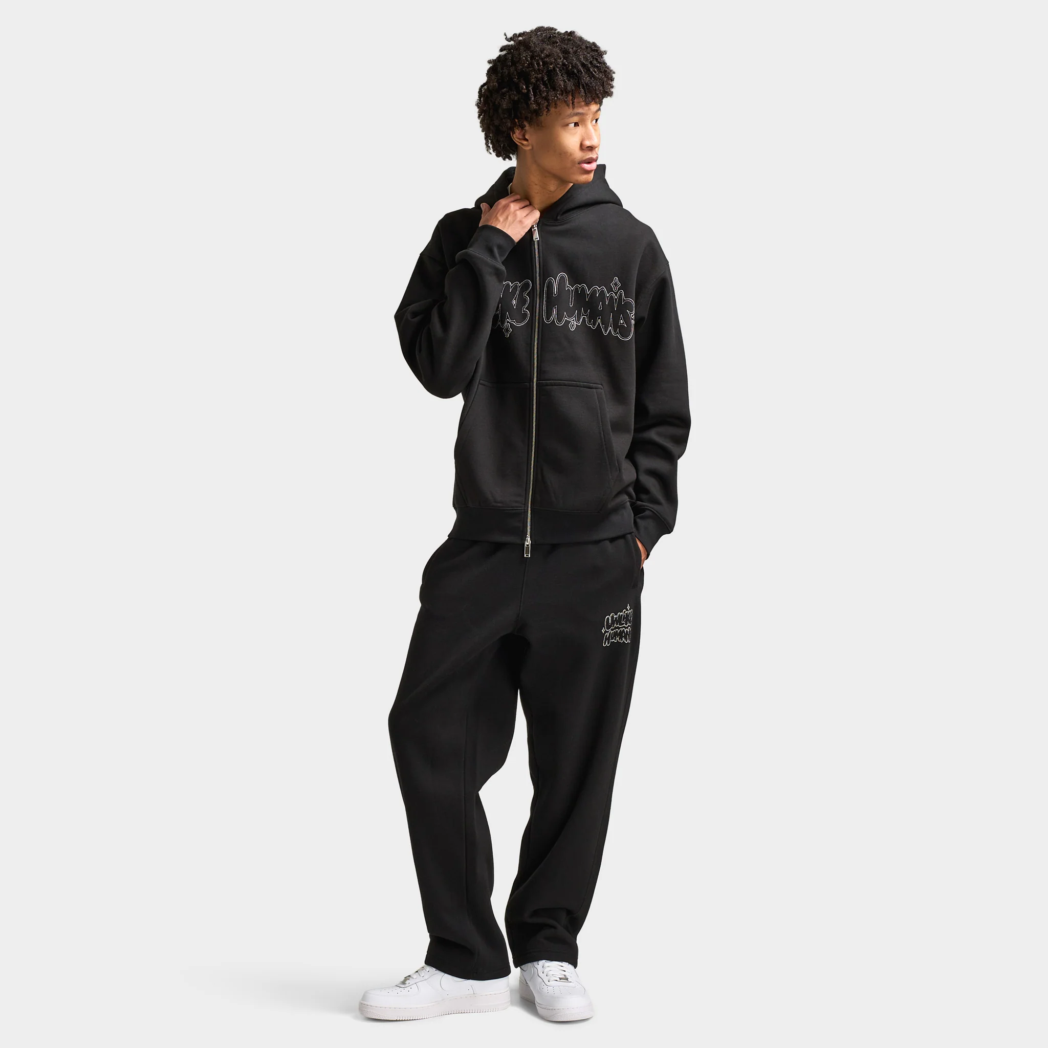 Unlike Humans Regent Full-Zip Hoodie / Black - Image 6