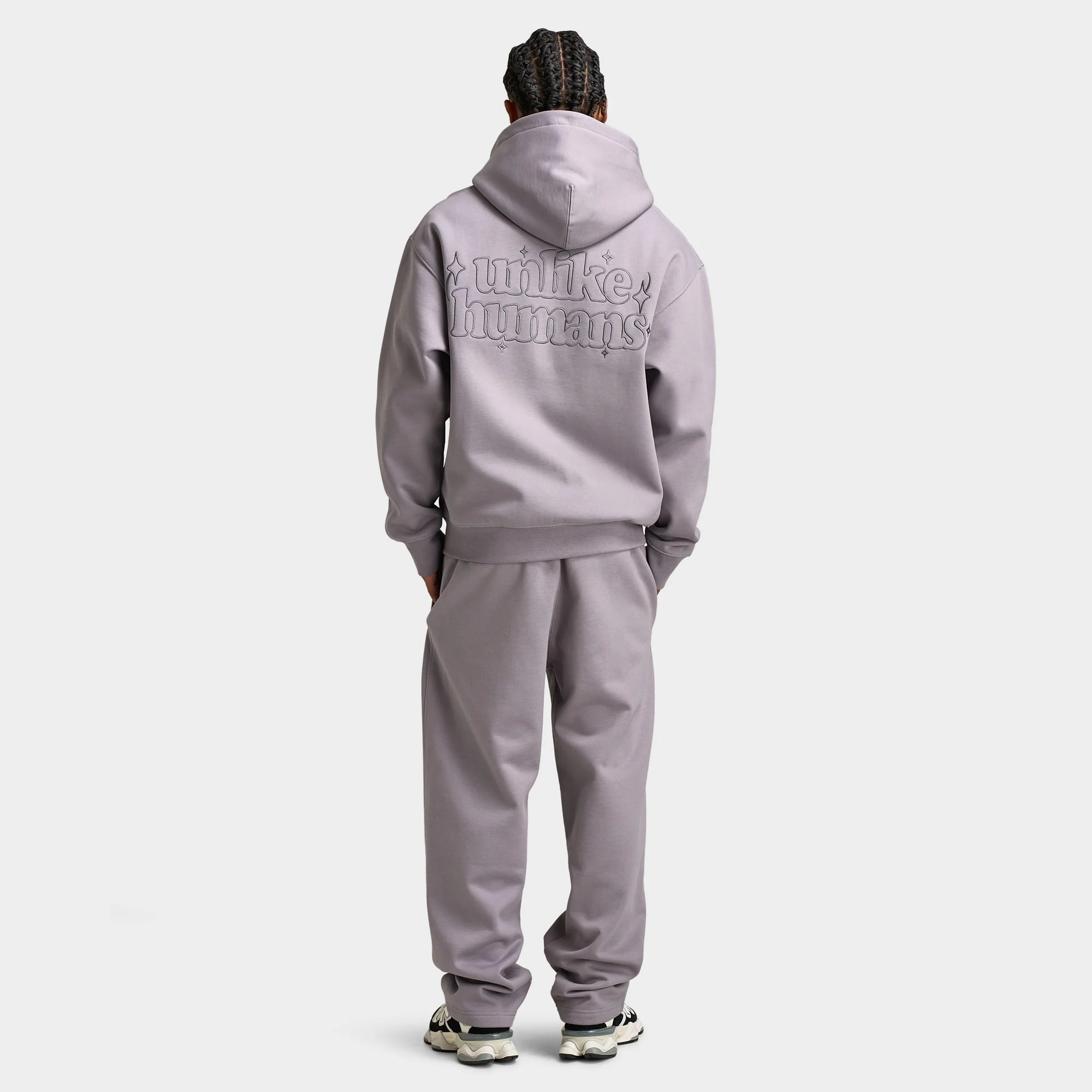 Unlike Humans Romilly Full-Zip Hoodie / Washed Storm Cloud - Image 5