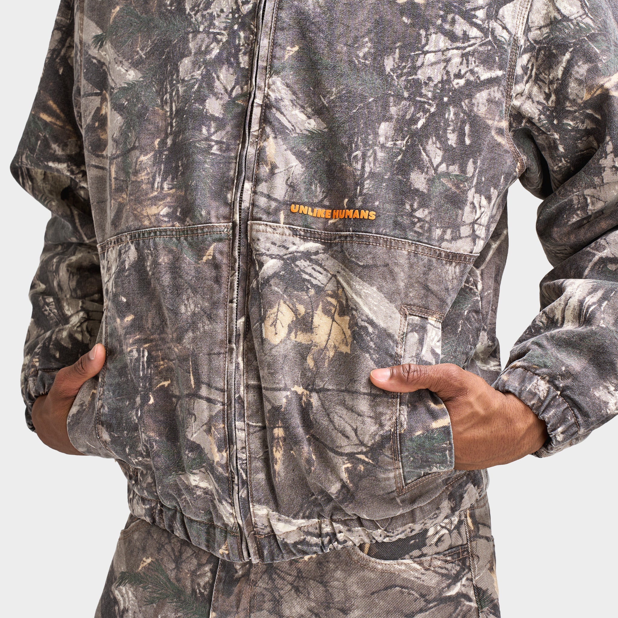 Unlike Humans Savis Jacket / Woodland Camo - Image 3