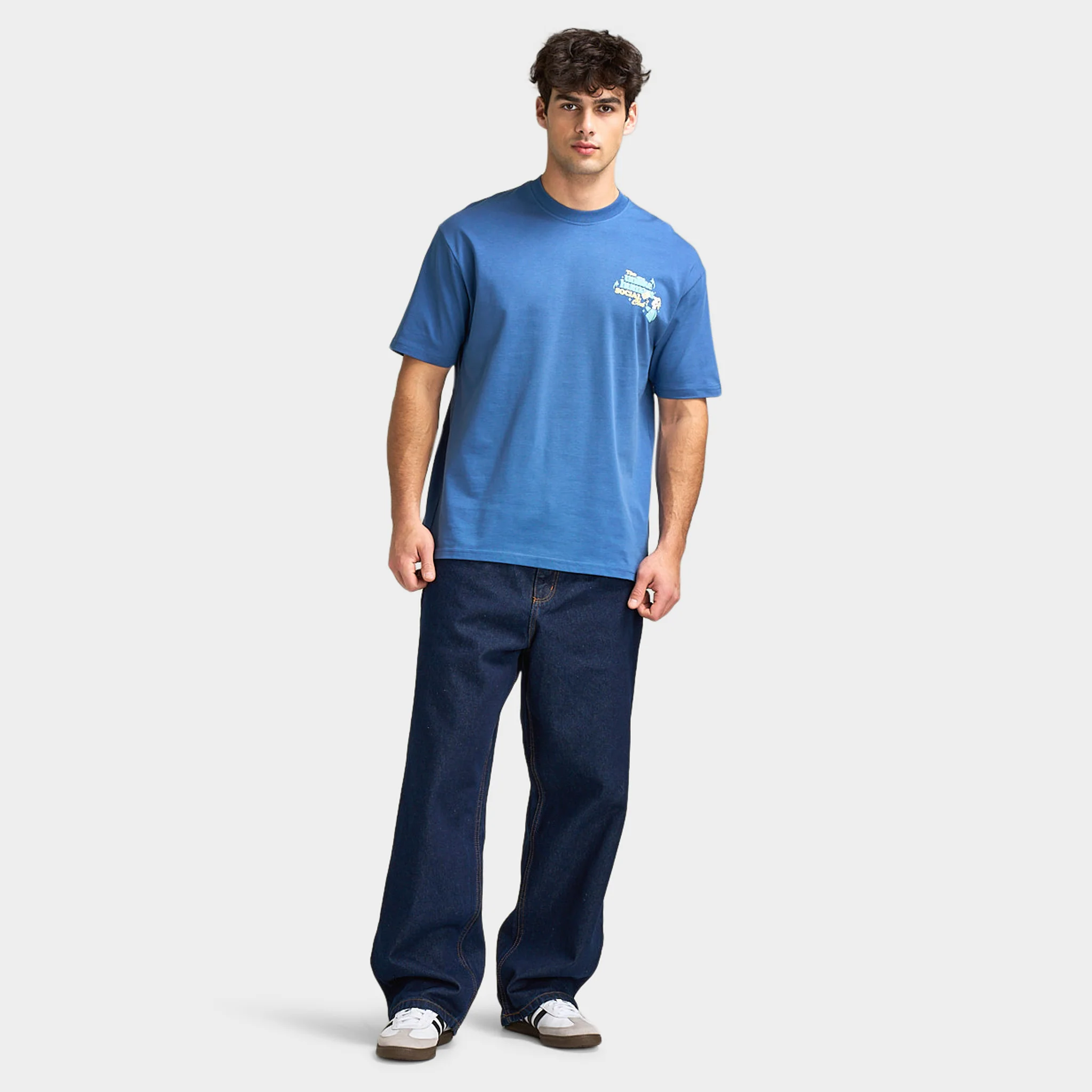 Unlike Humans Social Club T-Shirt / True Navy - Image 5