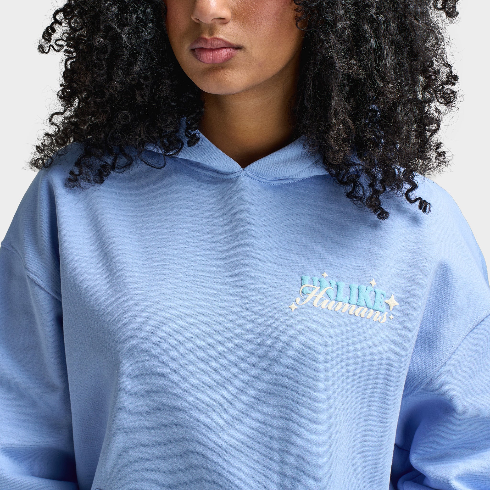 Unlike Humans Sun Hoodie / Blue - Image 3