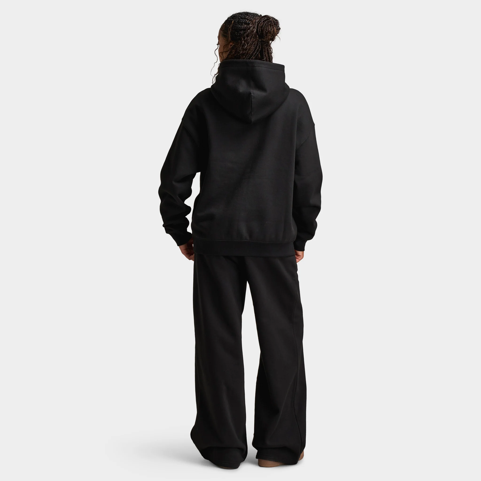 Unlike Humans Women's Bubble Full Zip Hoodie / Black - Image 5