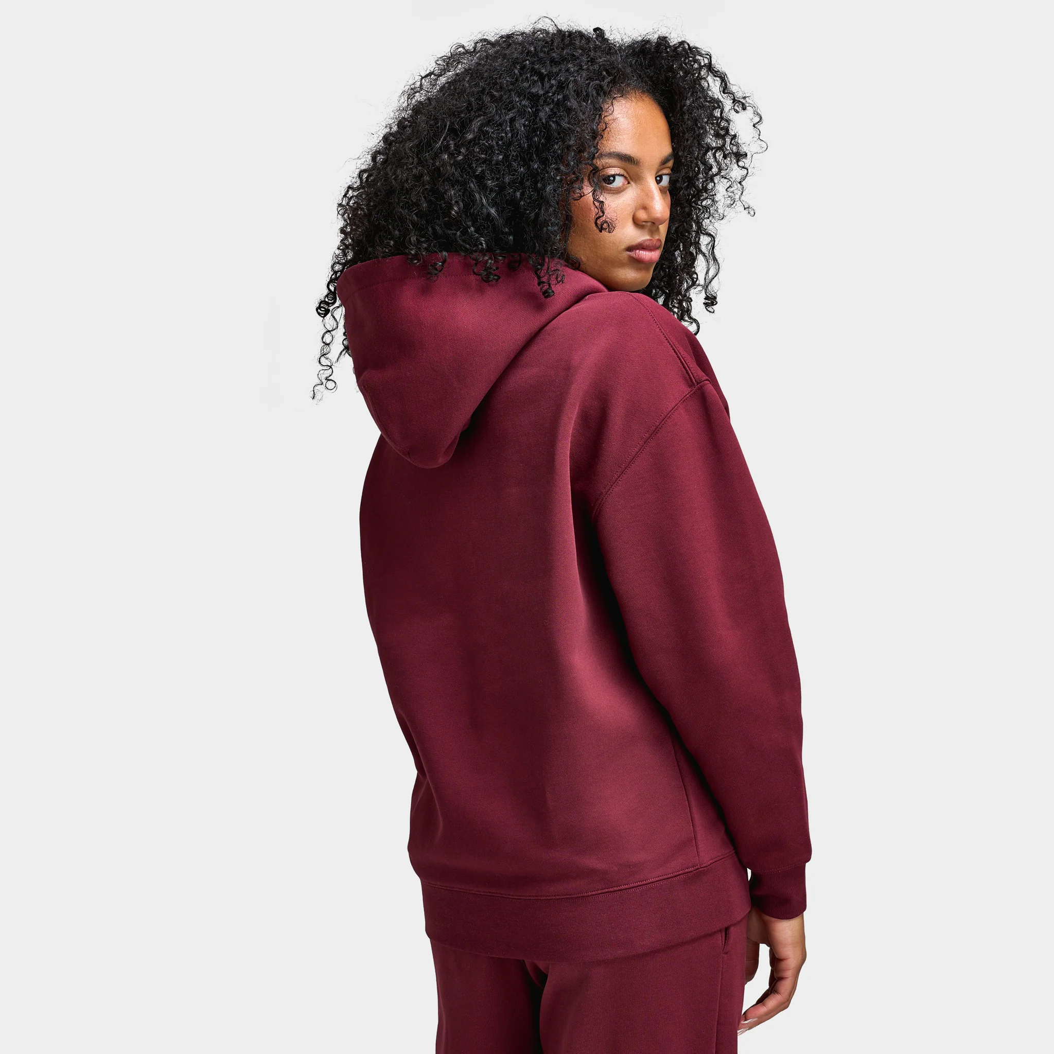 Unlike Humans Women's Bubble Fullzip Hoodie / Red - Image 2