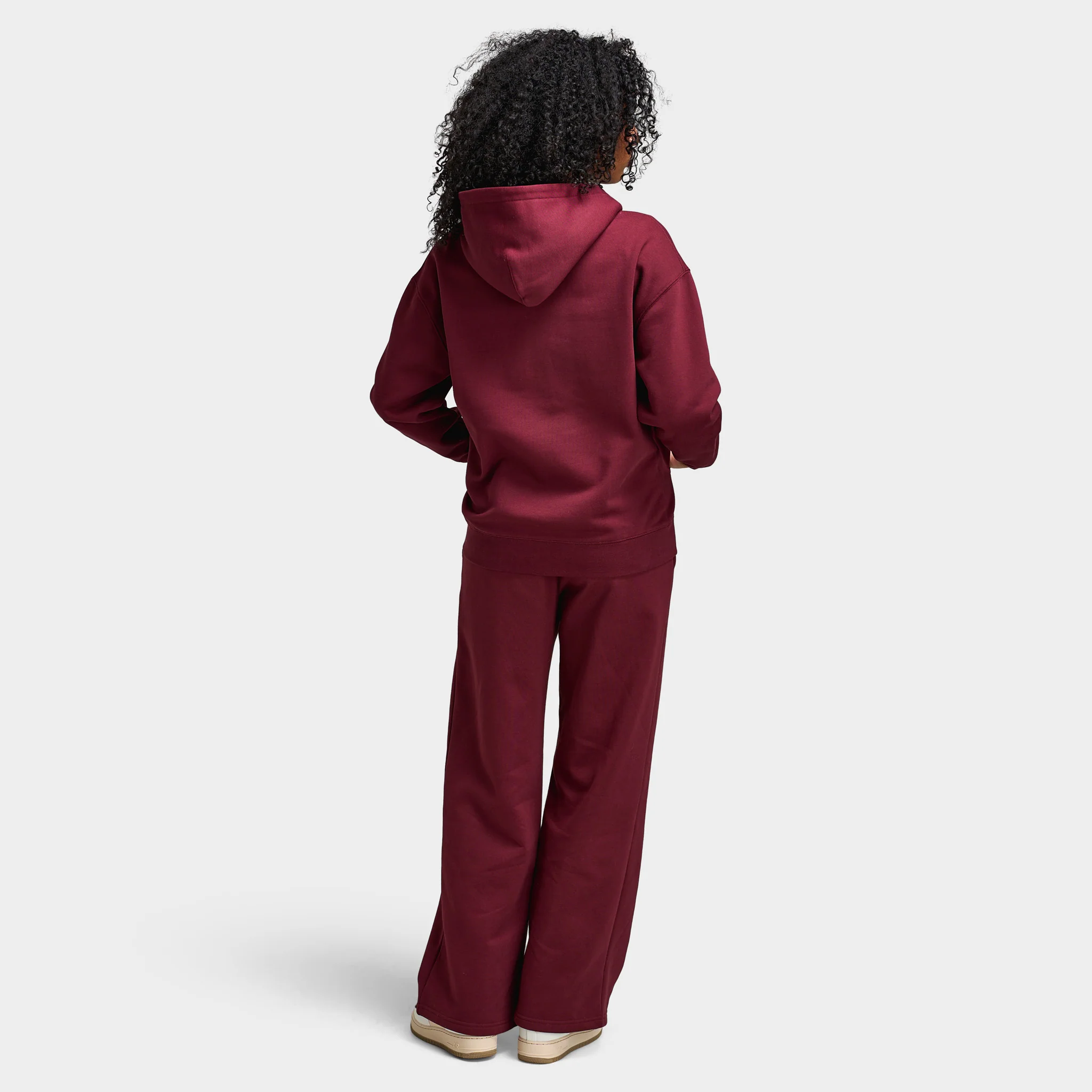 Unlike Humans Women's Bubble Fullzip Hoodie / Red - Image 5