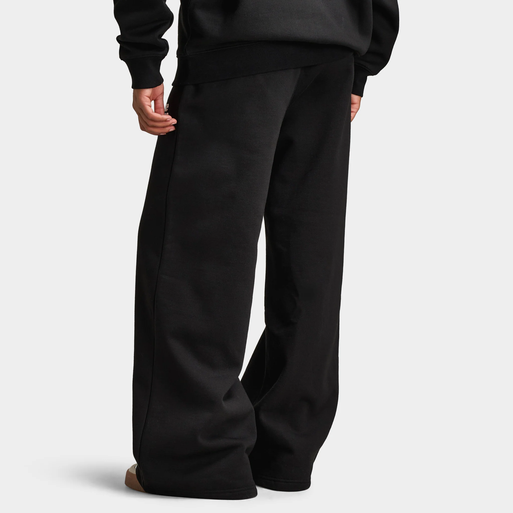 Unlike Humans Women's Bubble Wide Leg Joggers / Black - Image 2