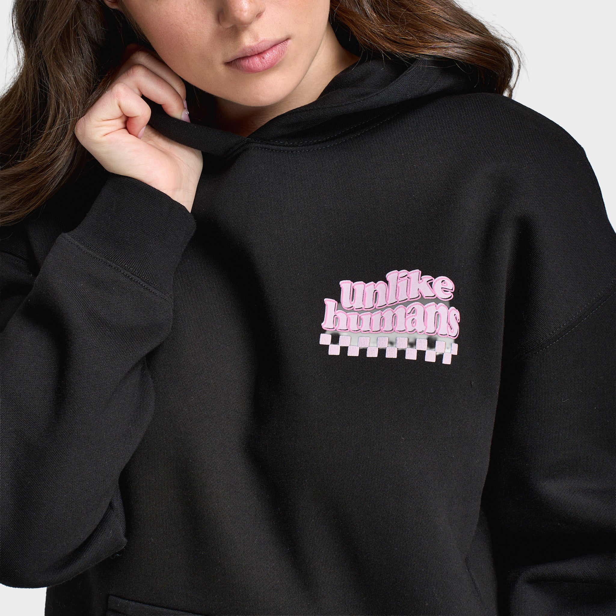Unlike Humans Women's Cereal Hoodie / Black - Image 4