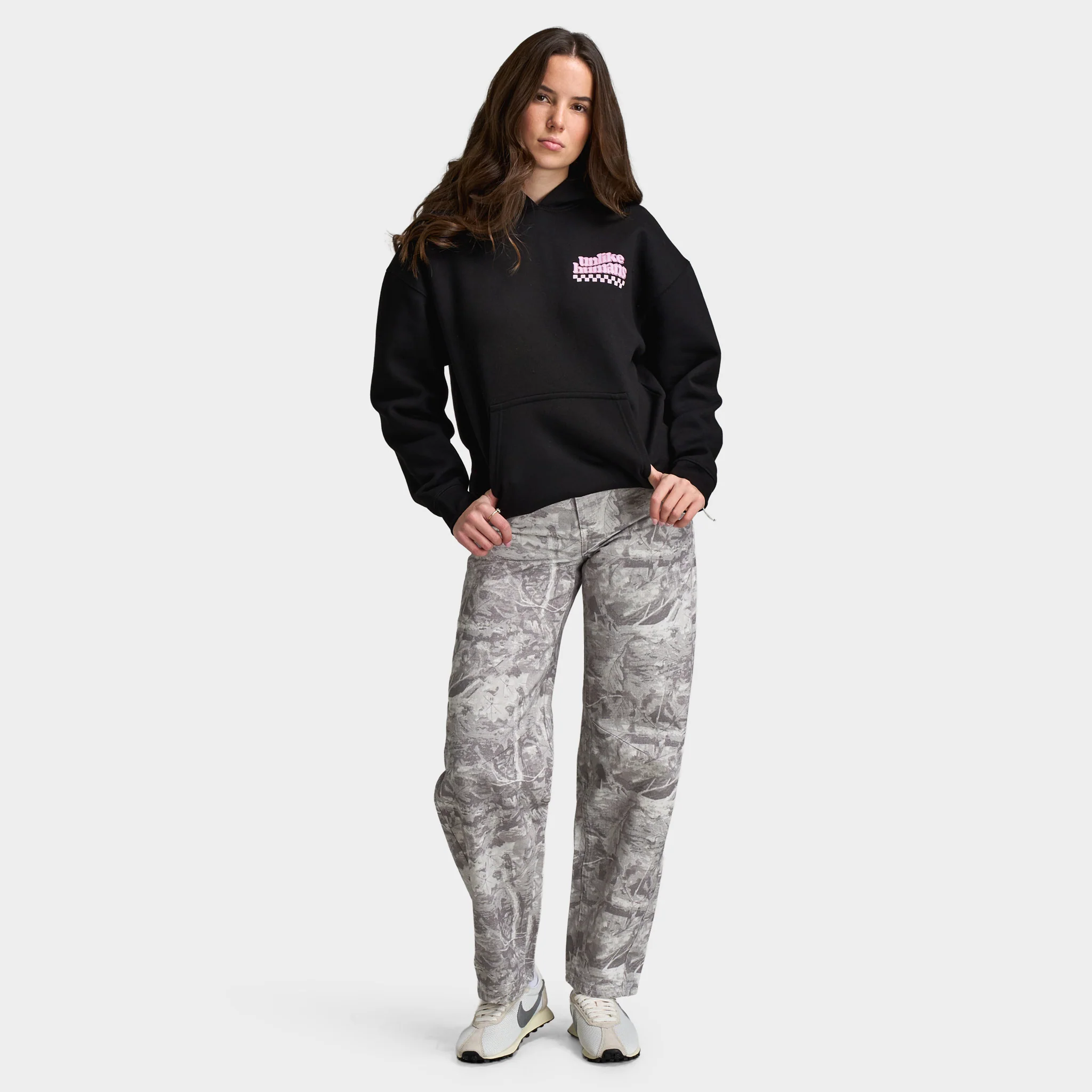 Unlike Humans Women's Cereal Hoodie / Black - Image 6