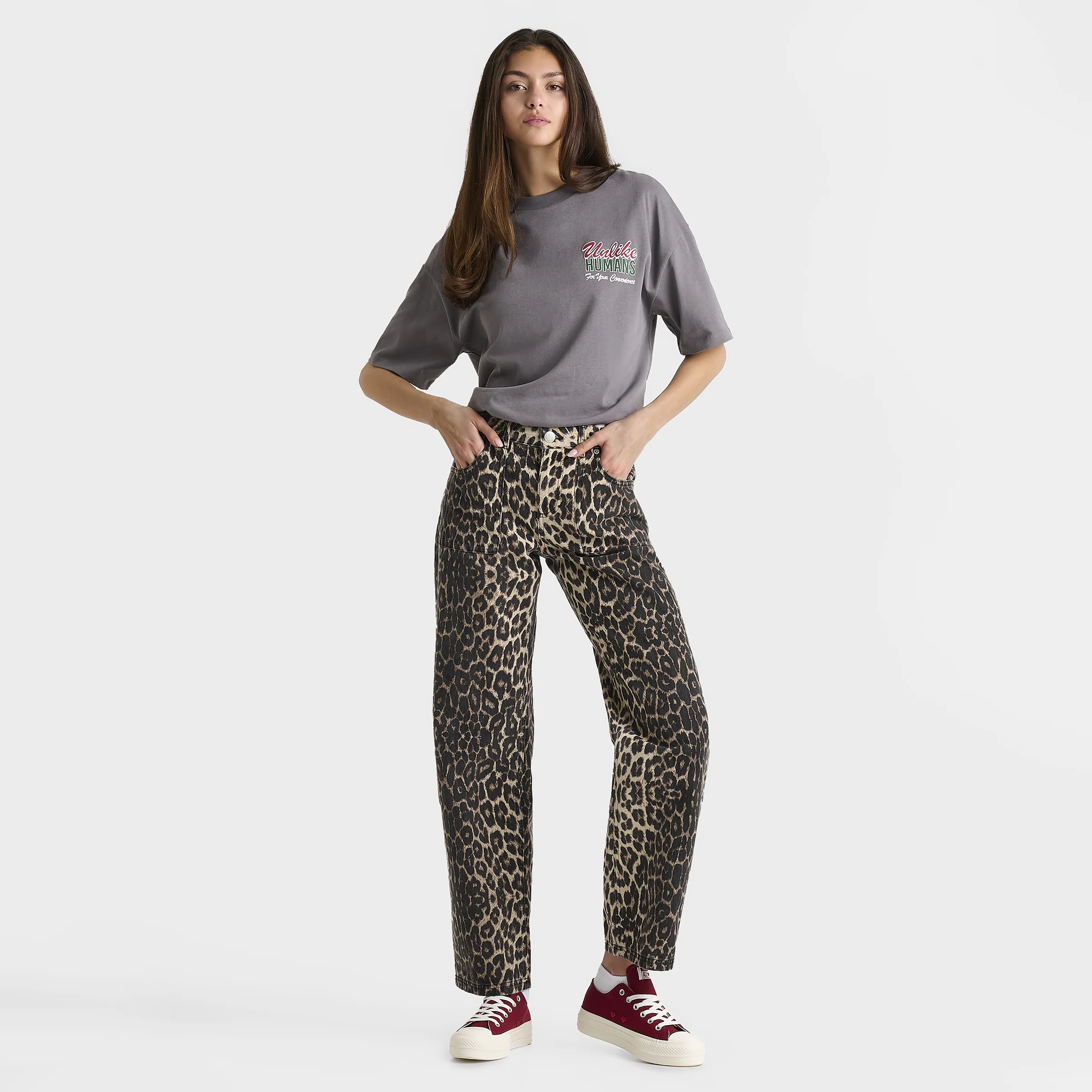 Unlike Humans Women's Jeans / Leopard Wash - Image 6