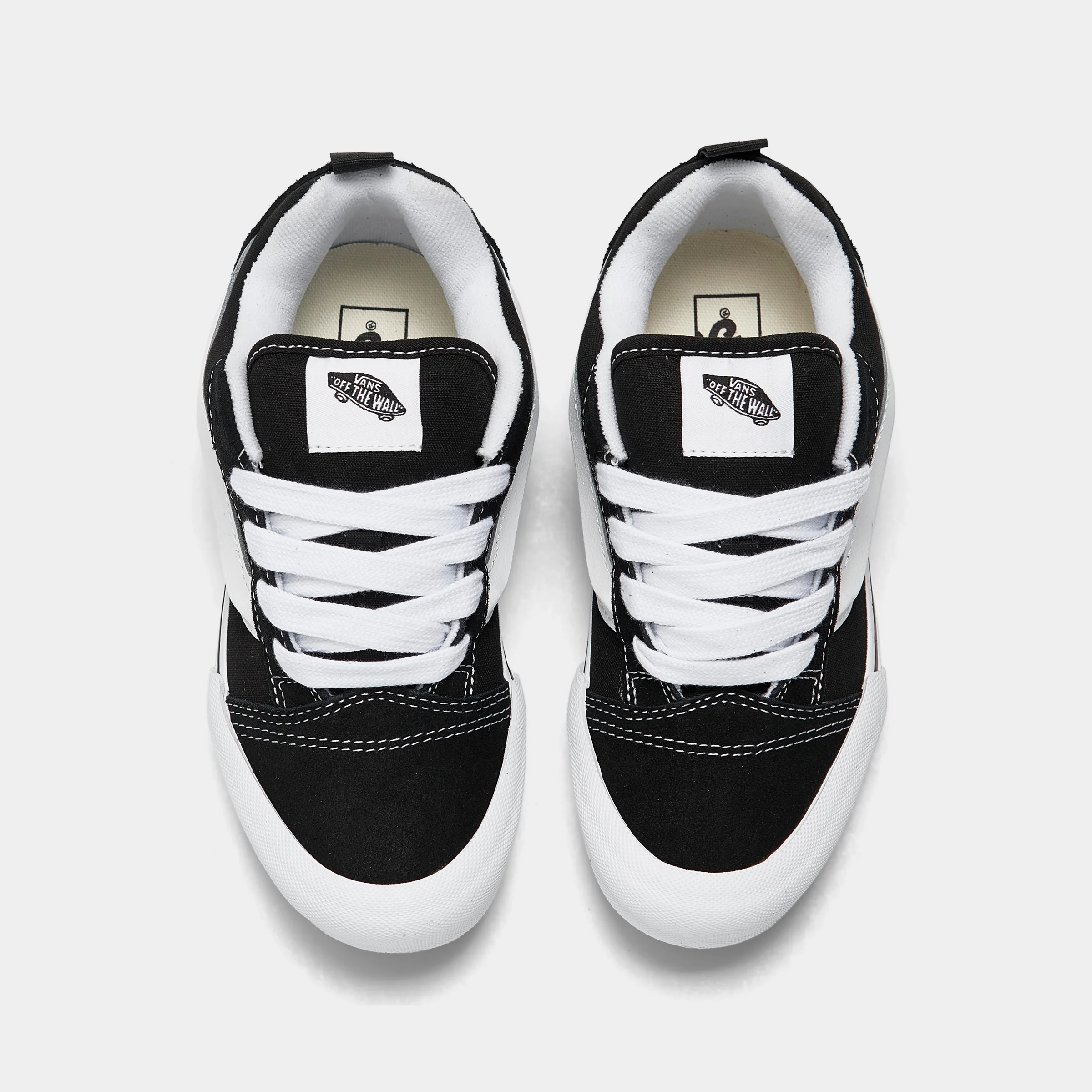 Vans Children's Knu Skool Black / White - Image 5