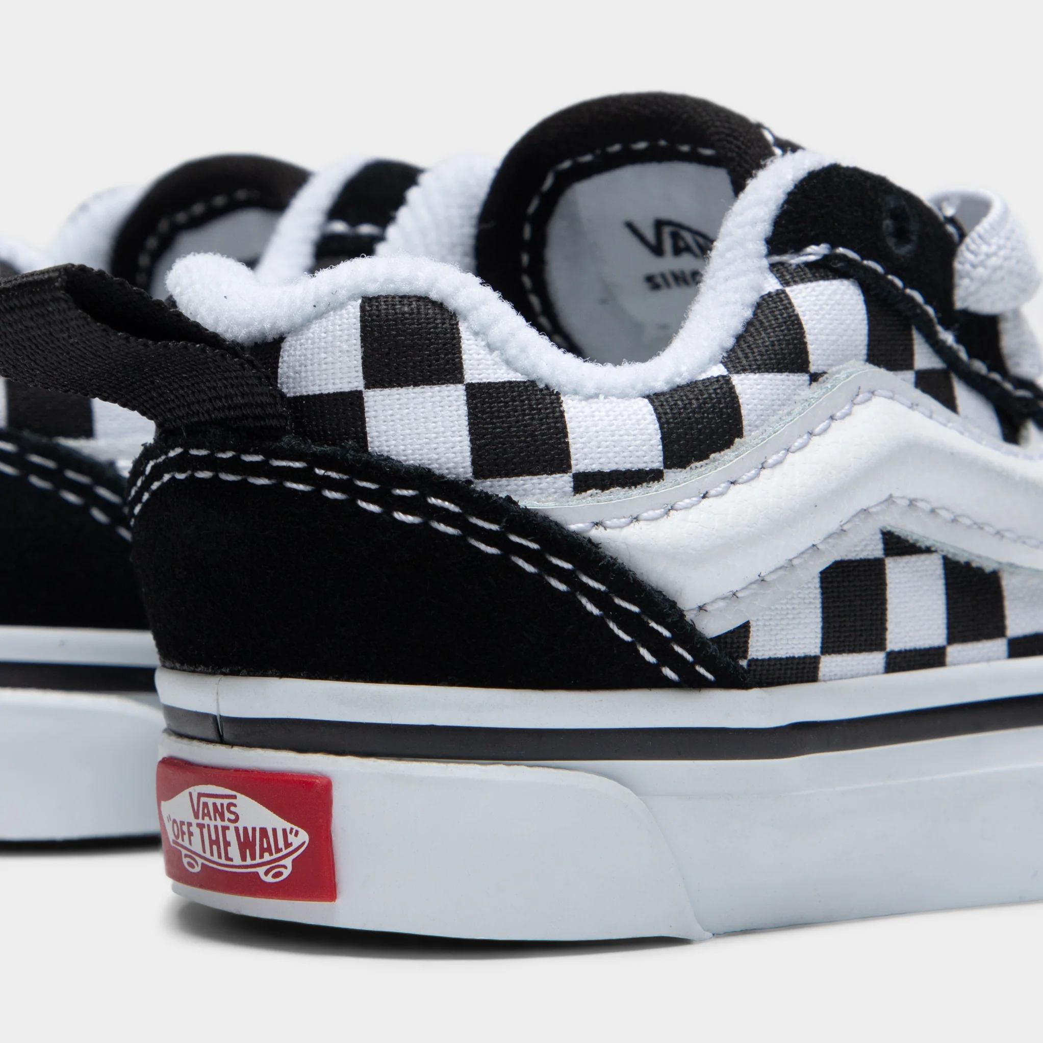 Vans Toddlers' Knu Skool Check / Black - Image 3
