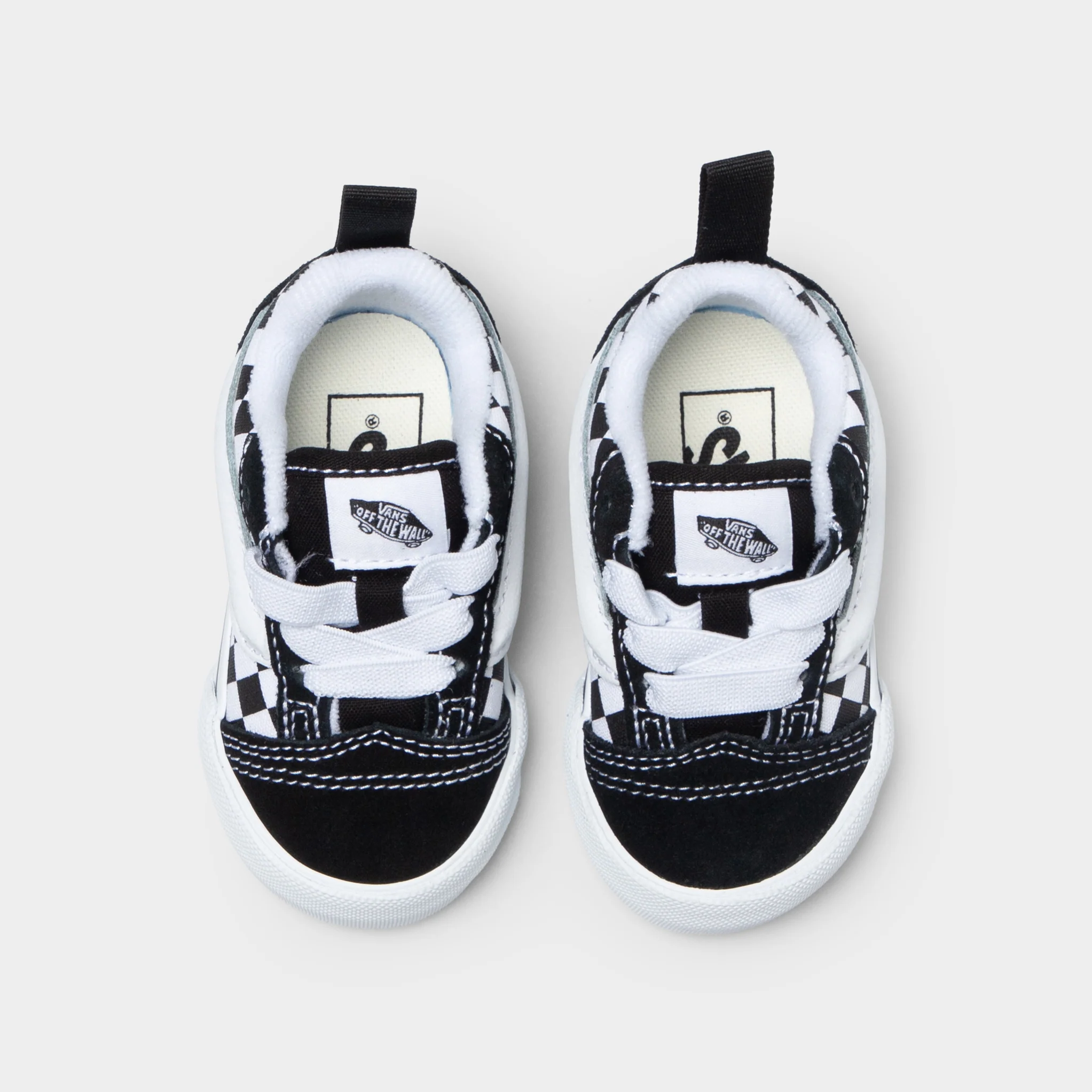 Vans Toddlers' Knu Skool Check / Black - Image 5