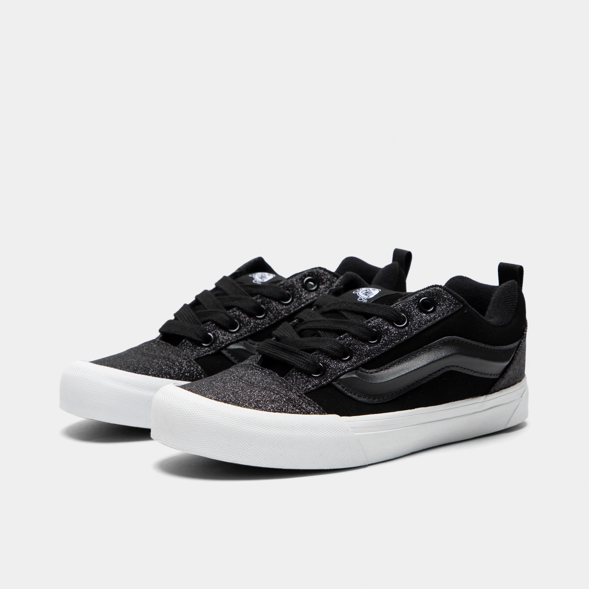 Vans Juniors' Knu Skool / Dazzled Black - Image 2