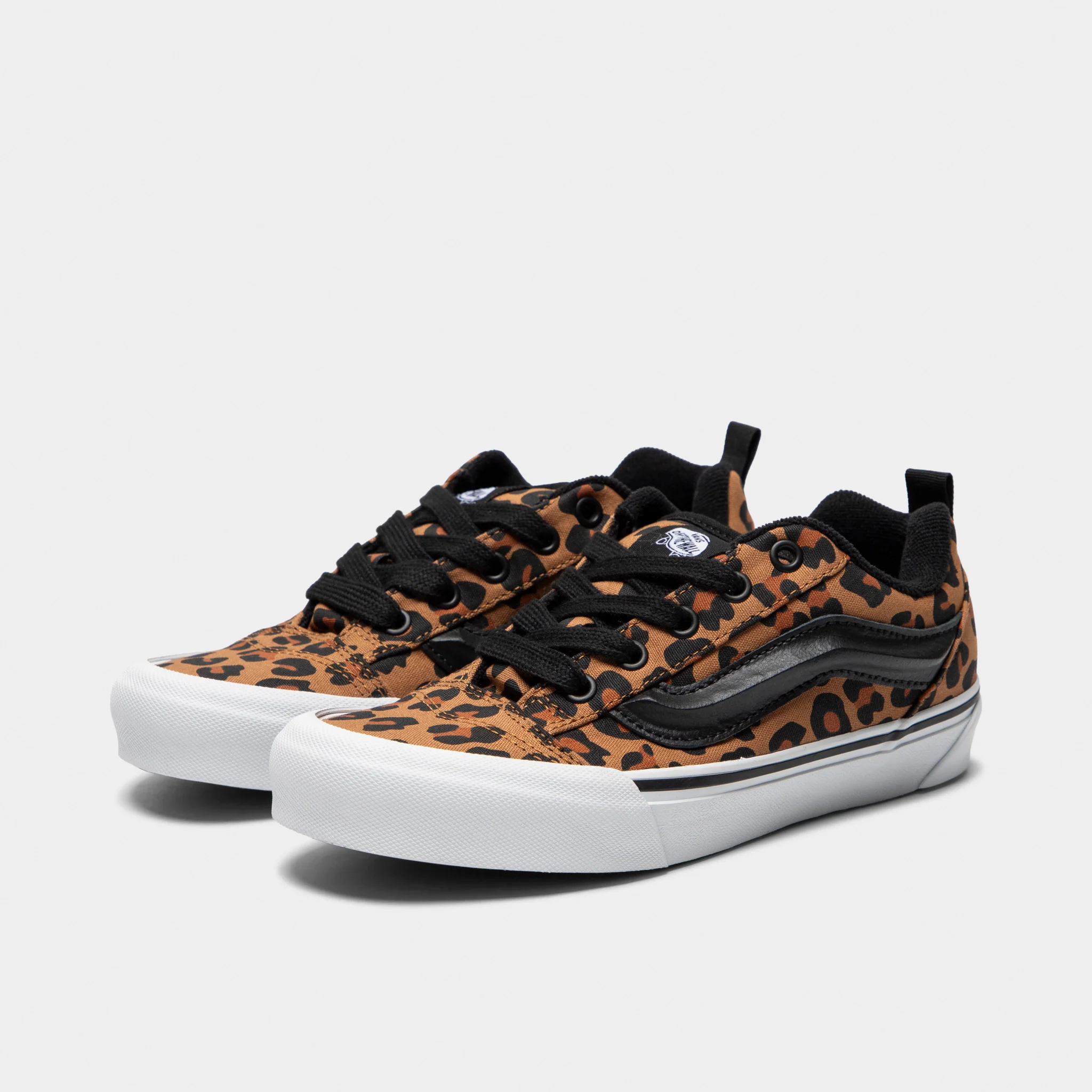 Vans Juniors' Knu Skool Leopard / Black - Image 2